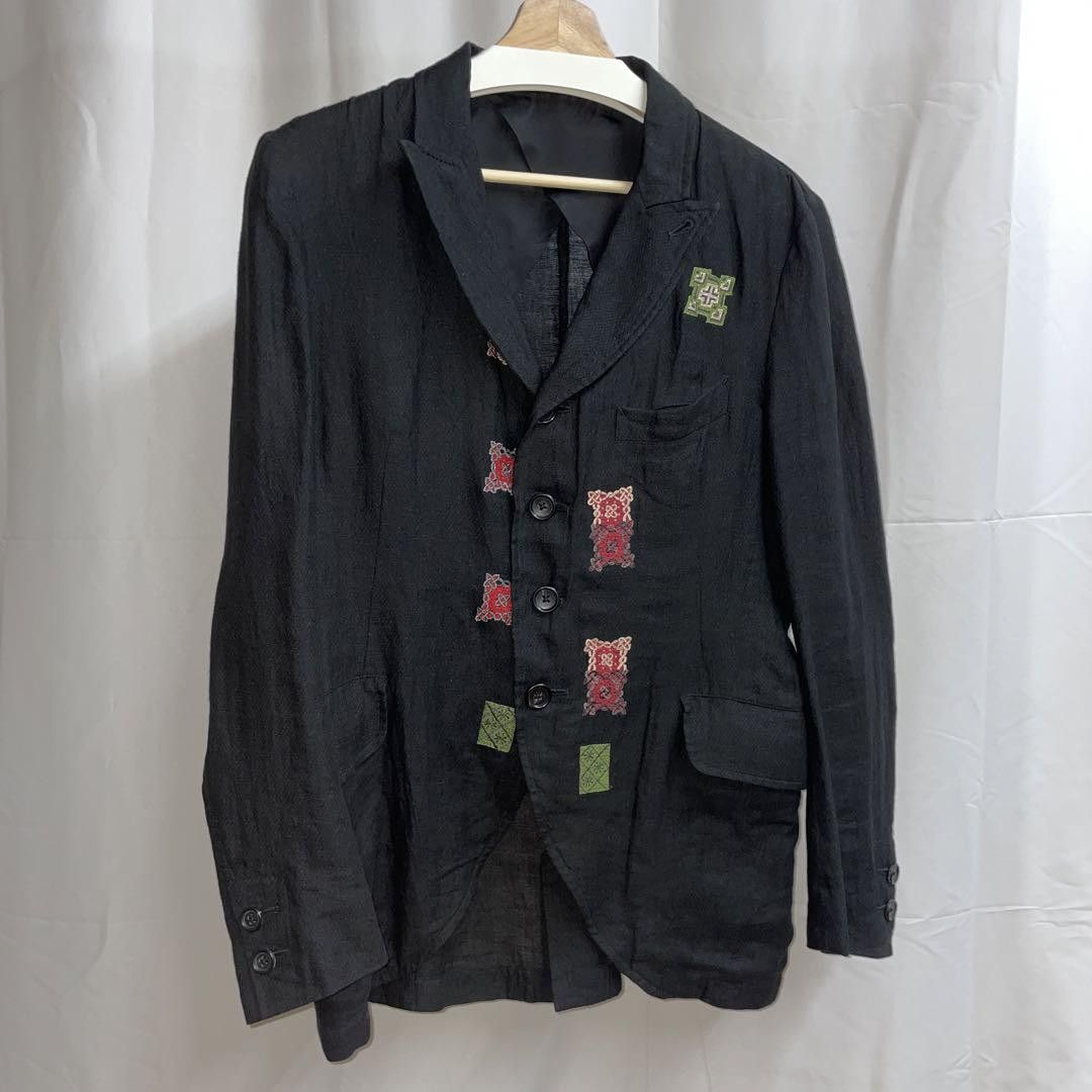 image of Yohji Yamamoto Pour Homme 11Ss Jacket in Black, Men's (Size Small)