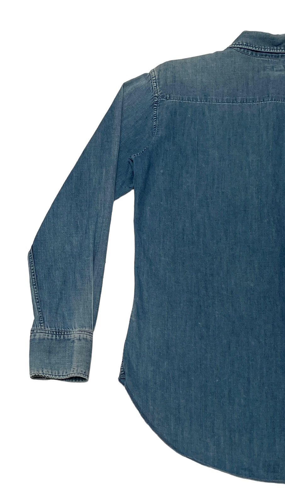 45rpm Vintage Japanese Brand 45Rpm Denim Shirt 2000s Size US M / EU 48-50 / 2 - 6 Thumbnail