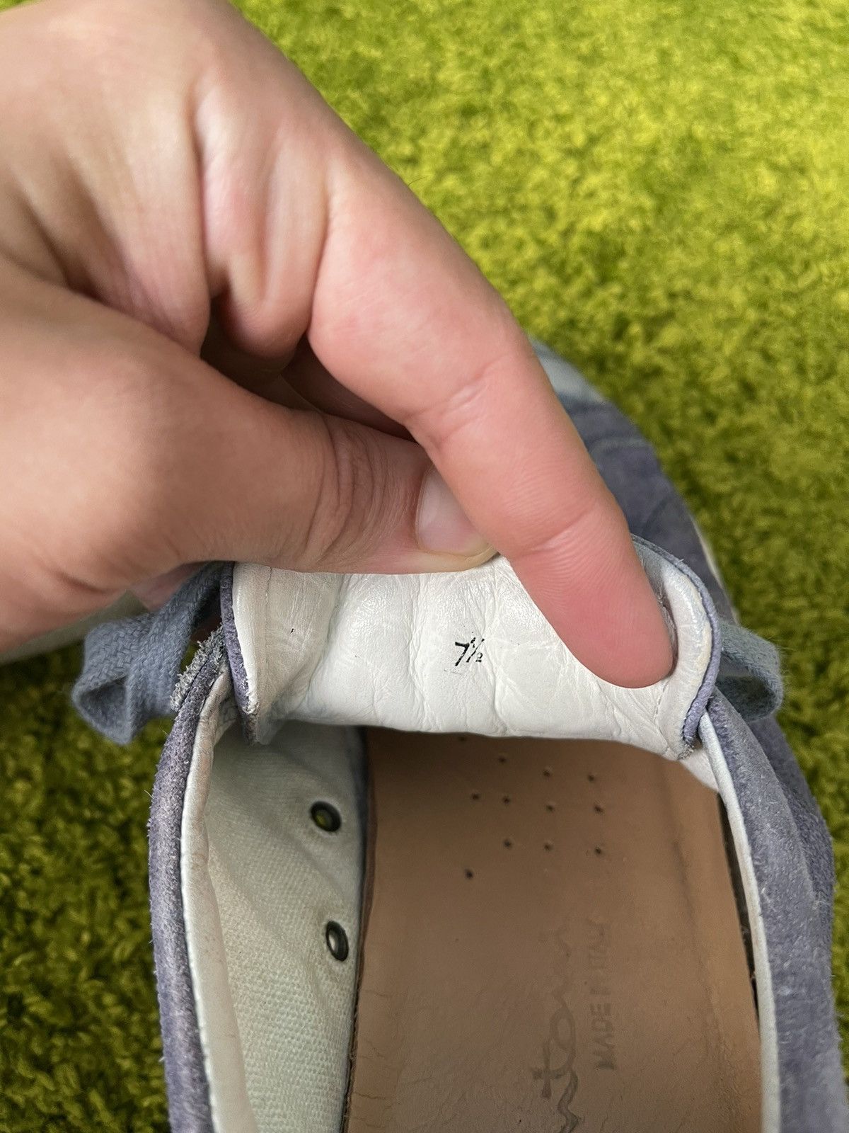 Designer × Genuine Leather × Santoni Santoni real suede leather sneakers Size US 7.5 / EU 40-41 - 8 Thumbnail