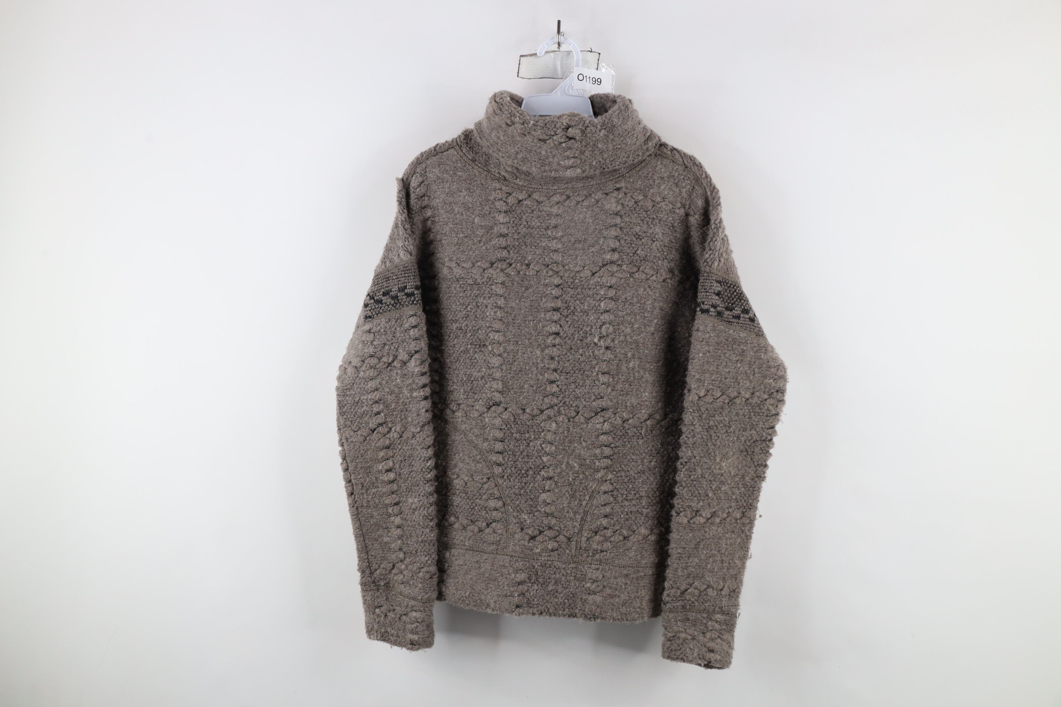 Prana × Vintage prAna Chunky Wool Blend Crestland Turtleneck Sweater Size S / US 4 / IT 40 - 1 Thumbnail