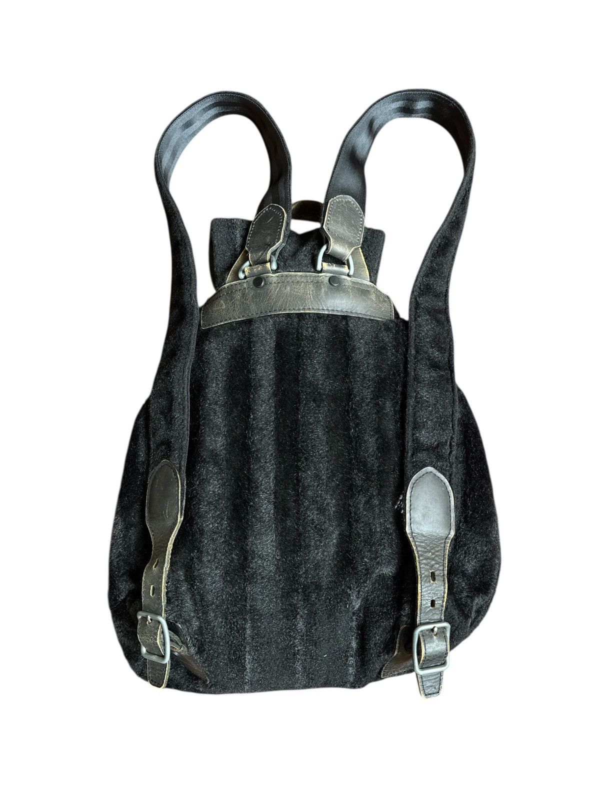 Japanese Brand SAZABY'S HOMME FUR DRAWSTRING BAGPACK Size ONE SIZE - 2 Thumbnail