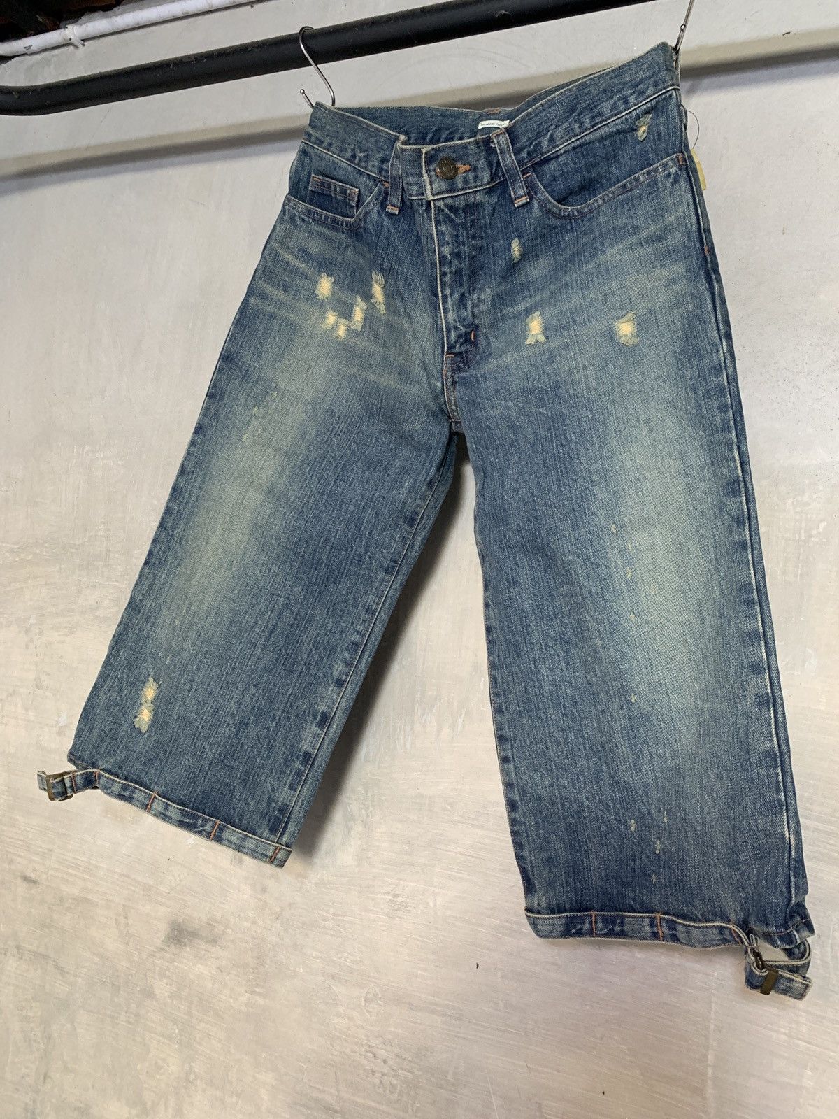 Tsumori Chisato Issey Miyake Tsumori Chisato Distressed Short Pants Denim Size US 30 / EU 46 - 3 Thumbnail