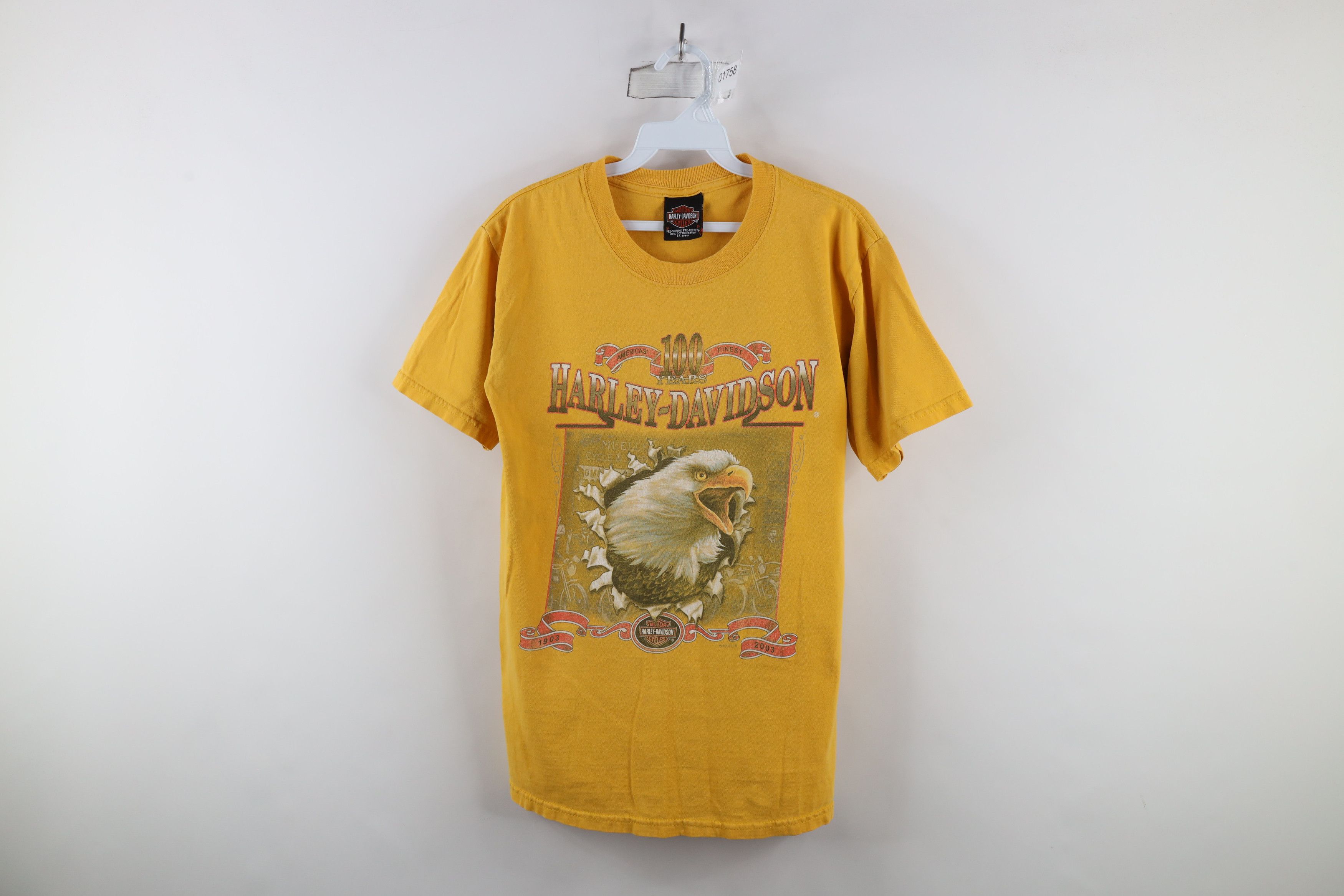 Harley Davidson × Vintage Vintage Y2K 2003 Harley Davidson Year Anniversary T-Shirt Size US S / EU 44-46 / 1 - 1 Thumbnail