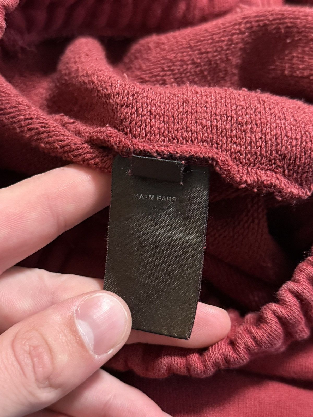 Vetements Vetements Sweatpants Pleated 2017 Tricots Hiver Burgundy Red Size US 30 / EU 46 - 7 Thumbnail