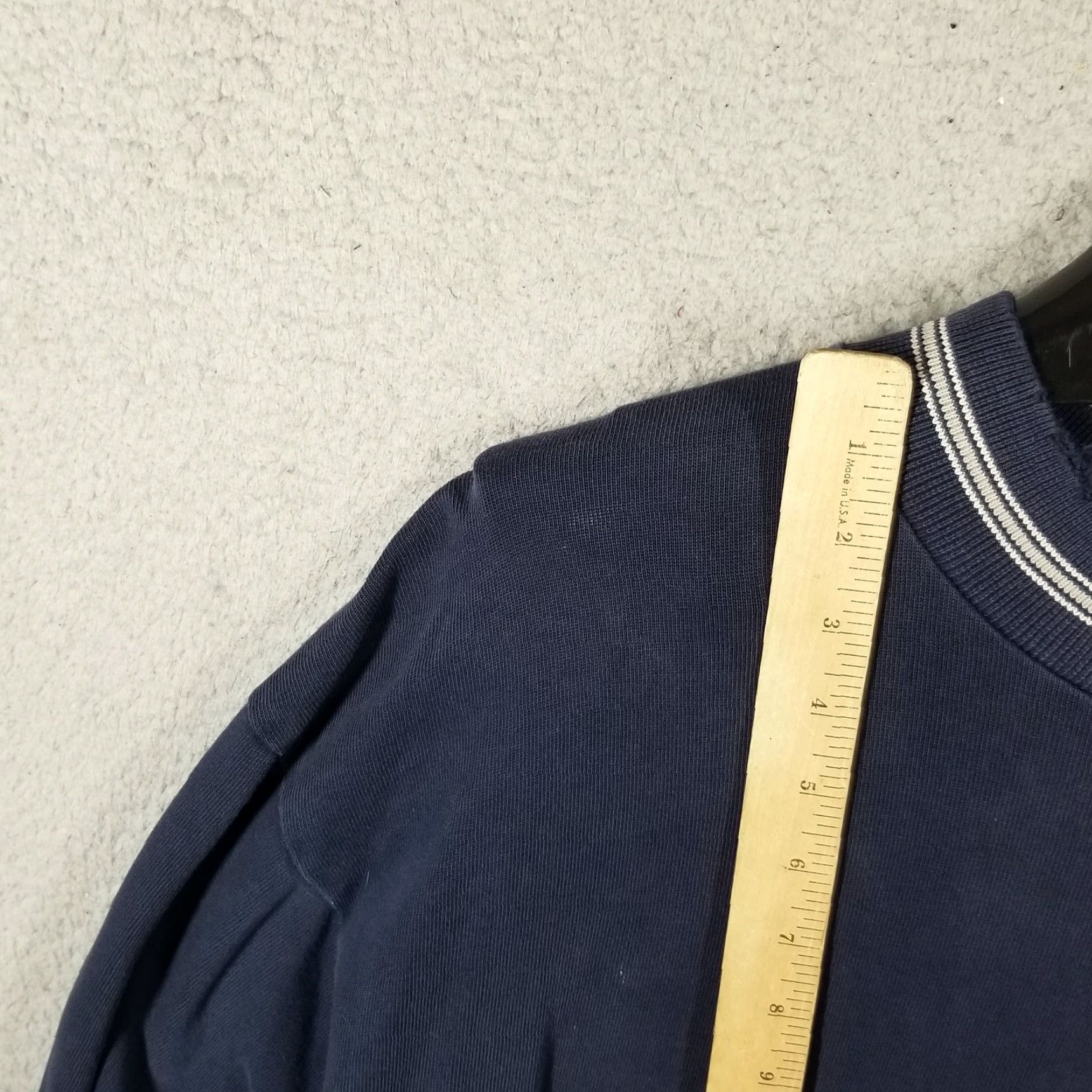Nike Vintage Nike 90s Men's XL Blue Ringer Crewneck Sweatshirt Embroidered Swoosh Size US XL / EU 56 / 4 - 5 Thumbnail