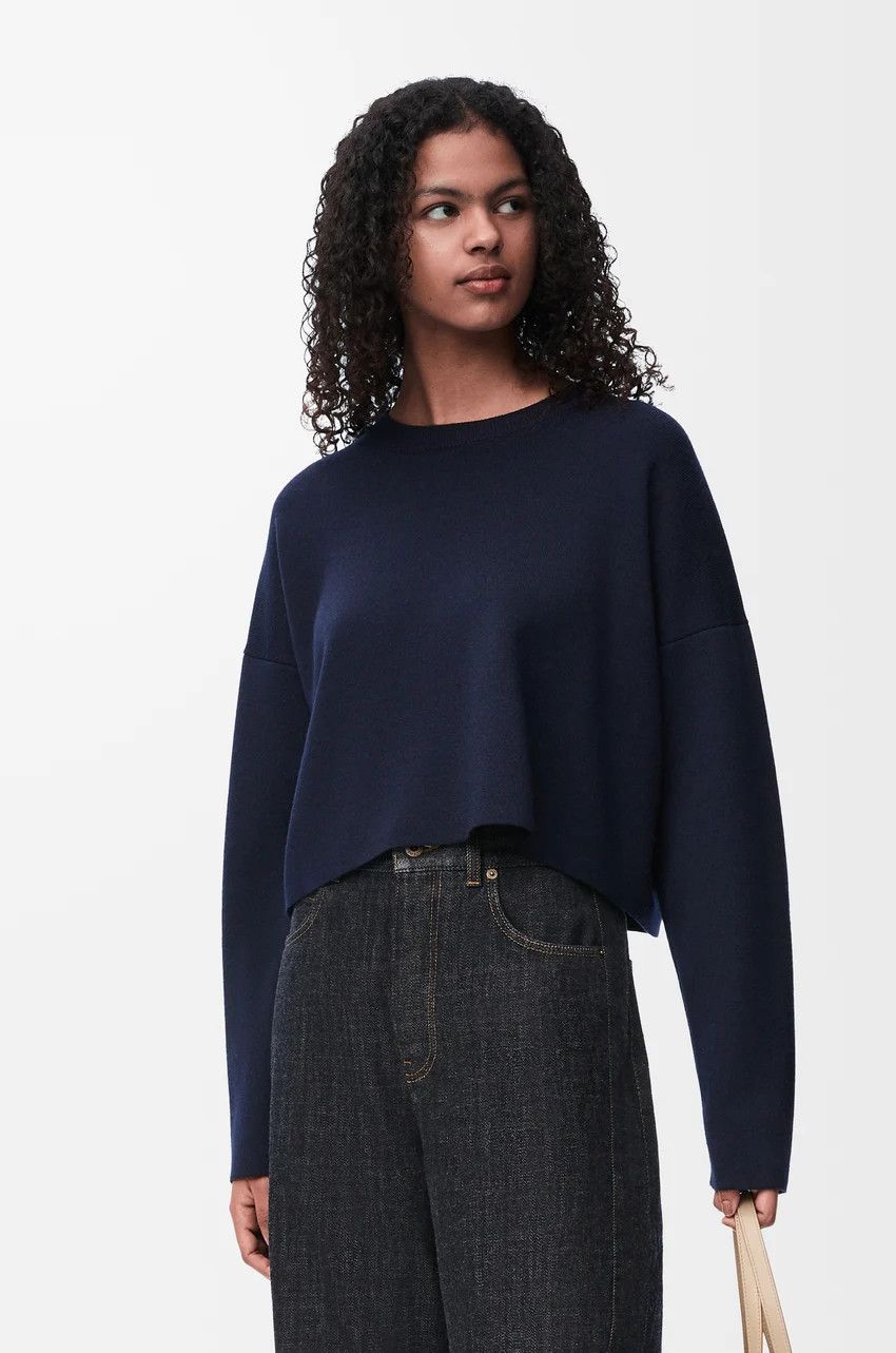 Loewe o1loc1c0525 Sweater in Blue Size S / US 4 / IT 40 - 2 Thumbnail