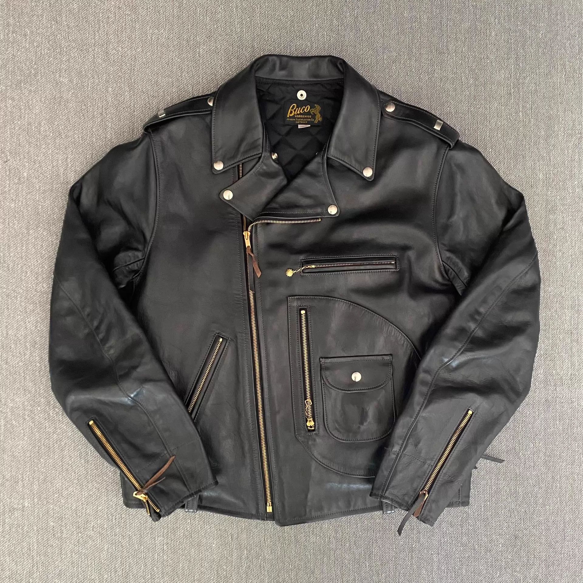 The Real McCoy's THE REAL MCCOYS Buco J24 Horsehide Motorcycle Jacket 44 Size US S / EU 44-46 / 1 - 1 Thumbnail
