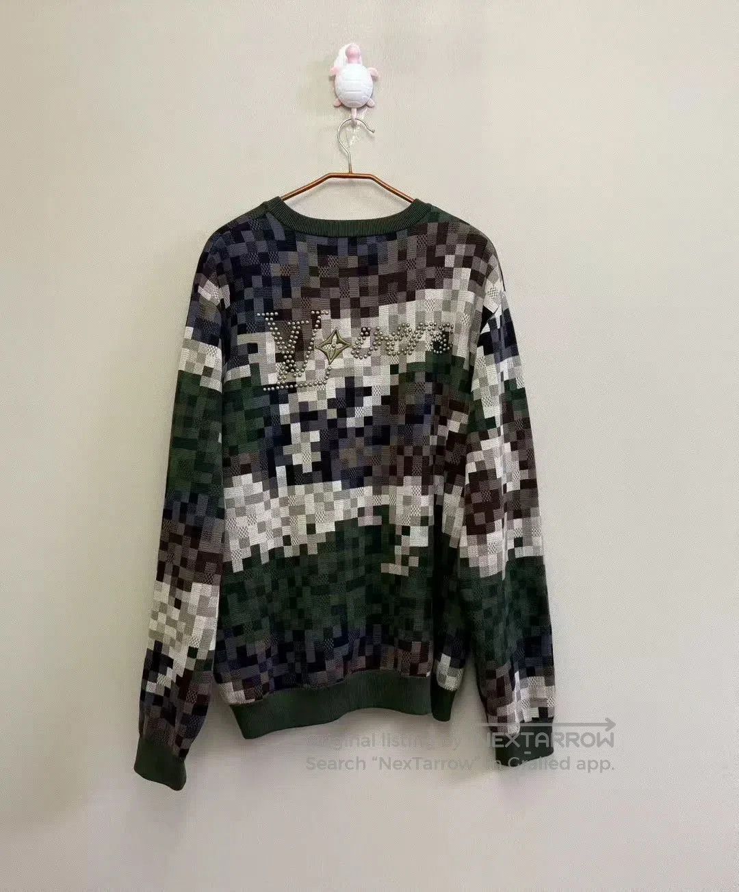 Louis Vuitton LV x Pharrell Camo Logo Sweater. Size US XXL / EU 58 / 5 - 4 Thumbnail