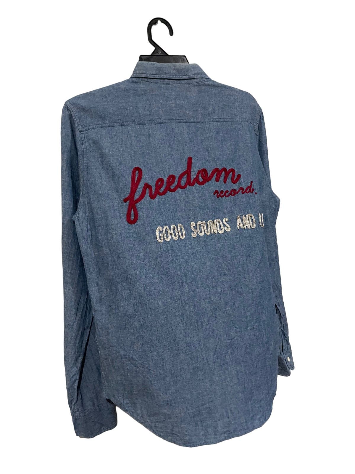 Hiroshi Fujiwara Inpatchys Kerri Japanese Brand Chambray Shirt Size US M / EU 48-50 / 2 - 8 Thumbnail
