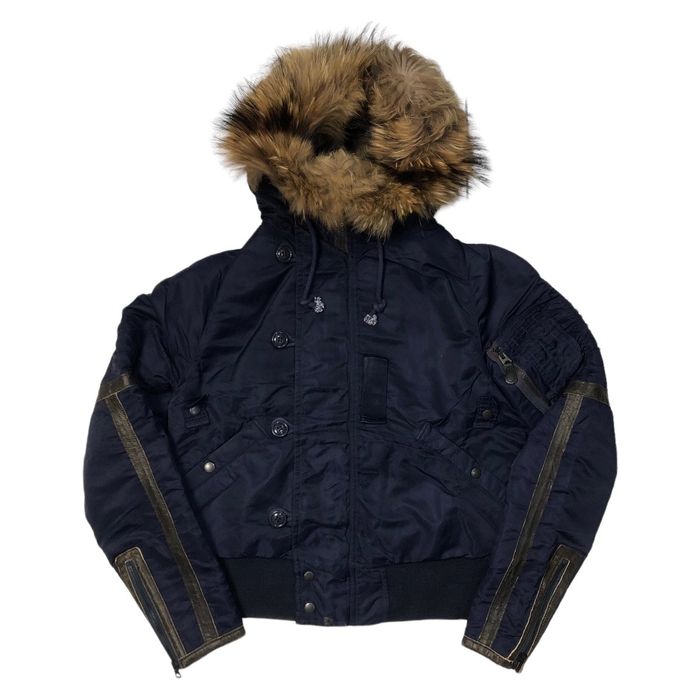 Military Avirex Type N-2A Fur Hooded Military Bomber Jacket | Grailed