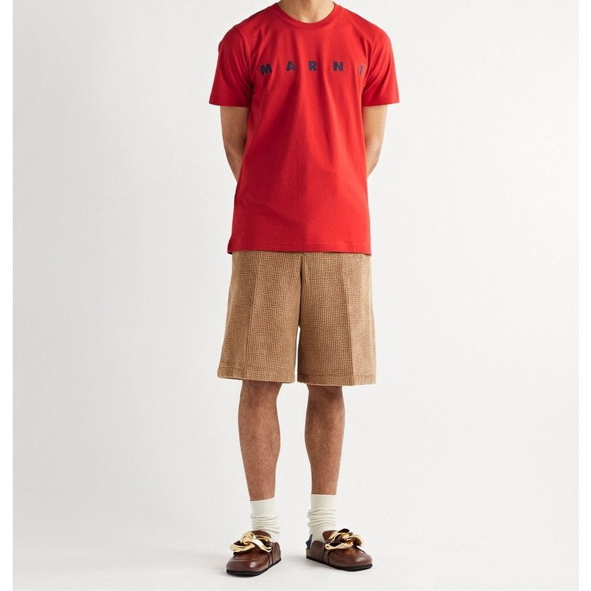 Marni Marni Men’s T Shirt, Red/Navy, NWT, Size 50 IT Size US M / EU 48-50 / 2 - 1 Thumbnail