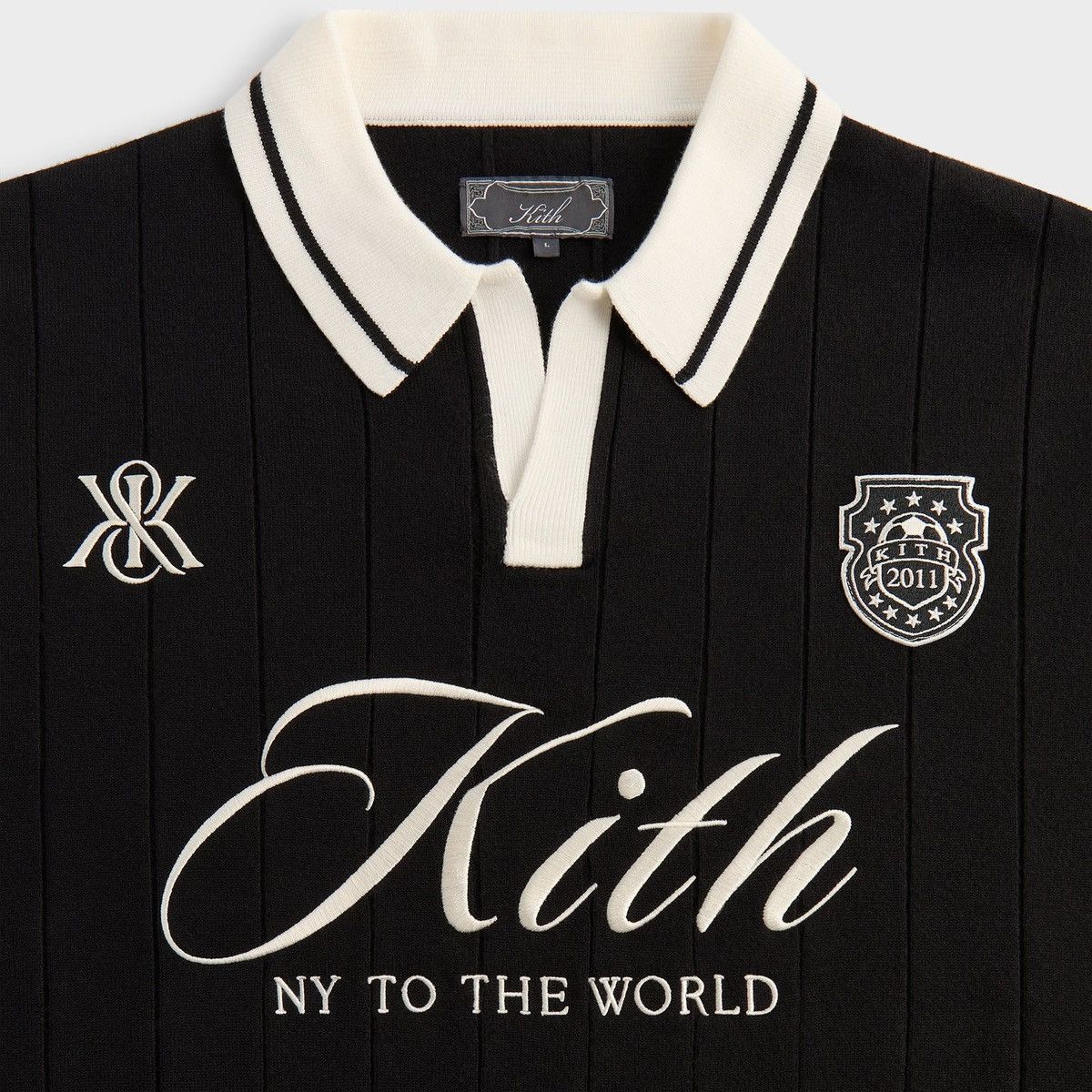 Kith Kith Rugby Pullover Sweater in Black Viscose XL Size US XL / EU 56 / 4 - 4 Thumbnail