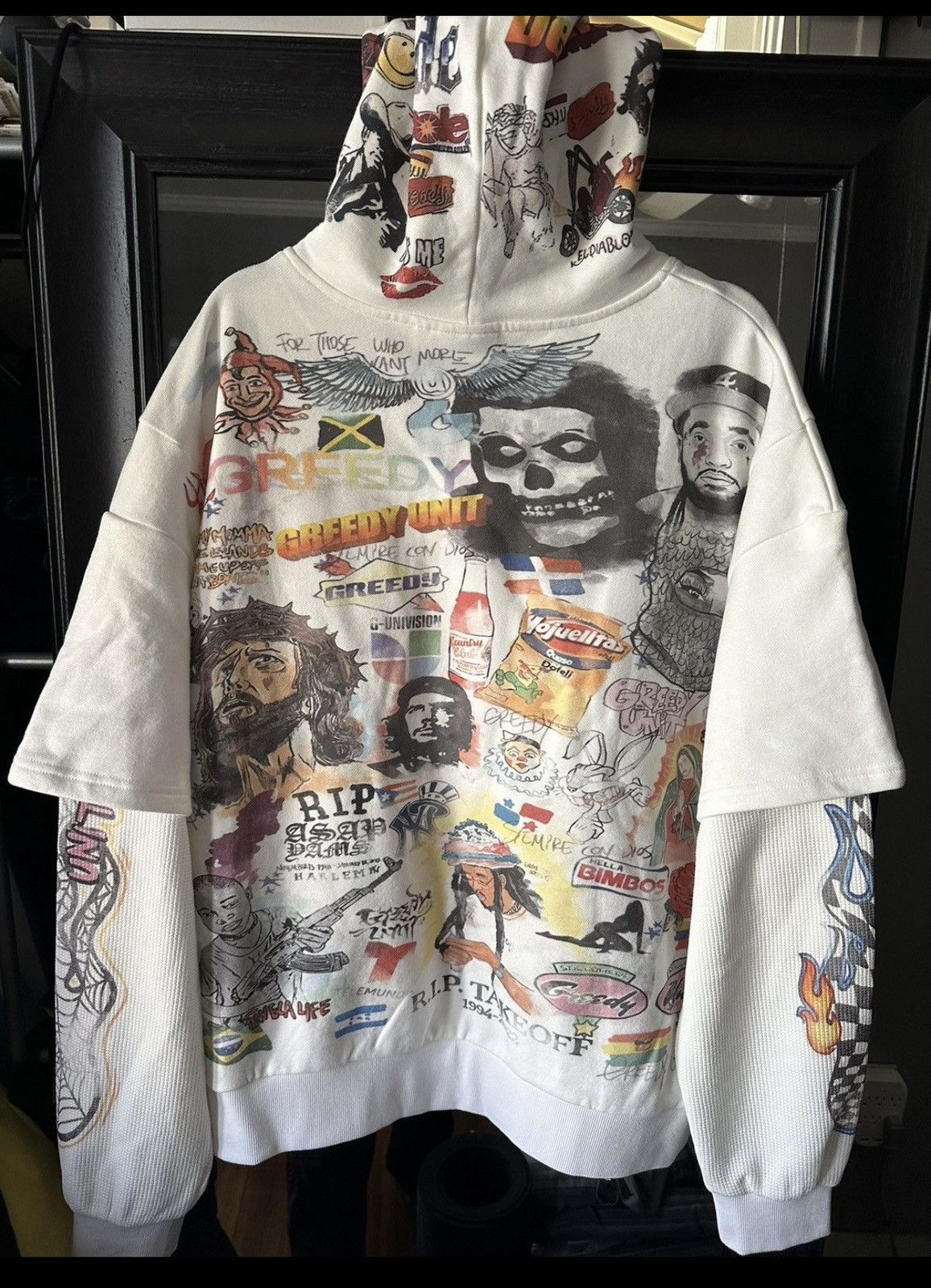Greedy Unit Greedy unit graffiti hoodie Size US L / EU 52-54 / 3 - 2 Thumbnail