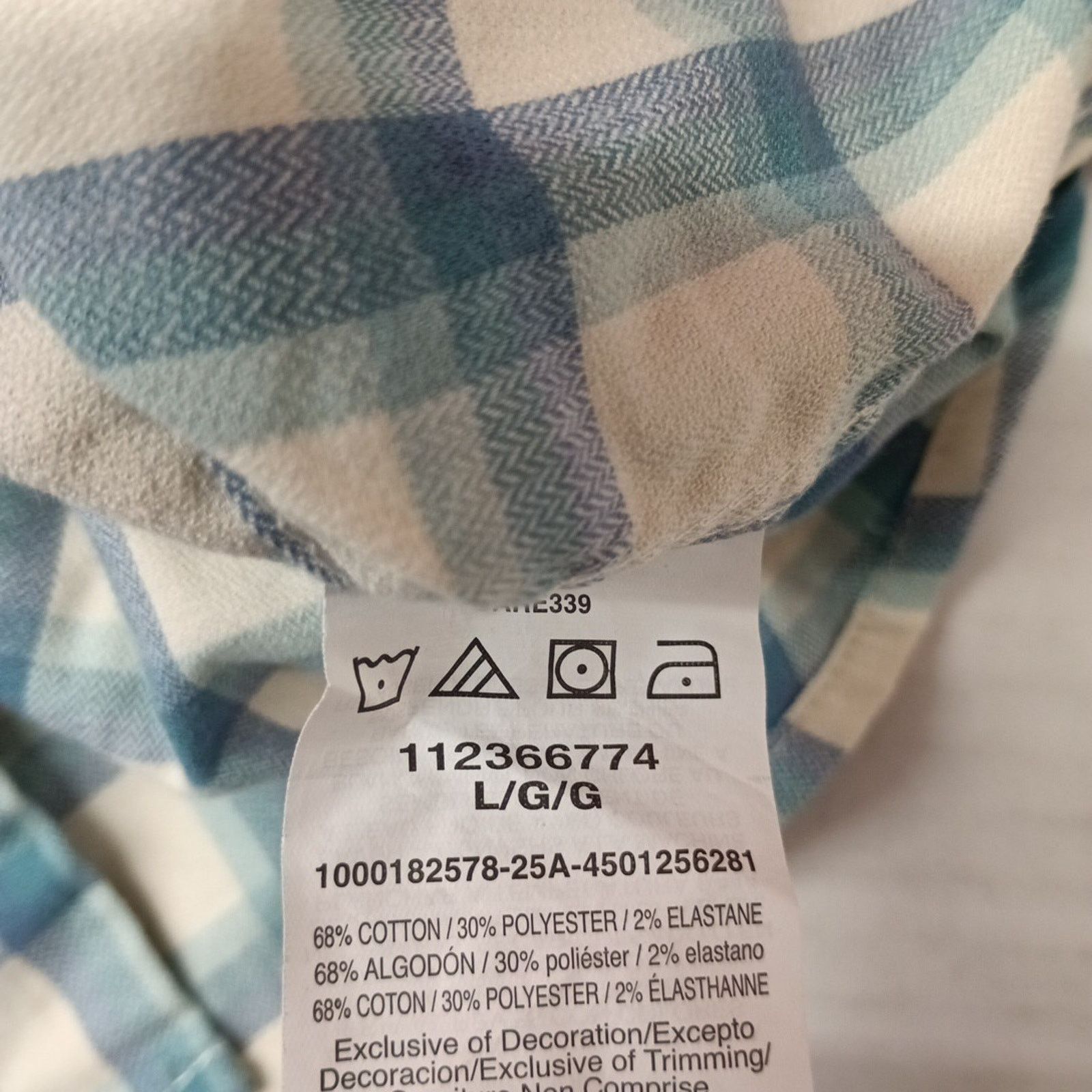 Wrangler Wrangler Cowboy Wash Twill Shirt Men's L Nile Blue Checkered Size US L / EU 52-54 / 3 - 7 Thumbnail