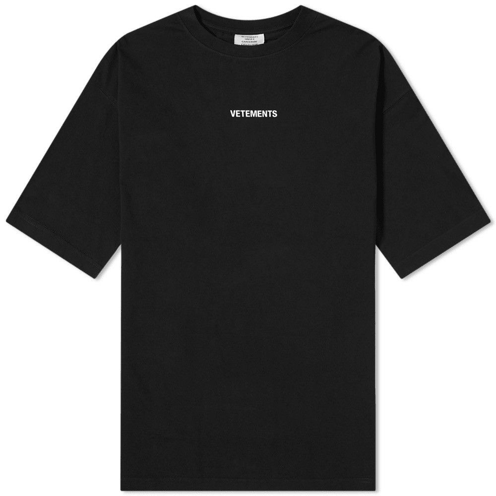 Vetements Vetements - Logo Patch Oversized T-Shirt Size US S / EU 44-46 / 1 - 13 Thumbnail