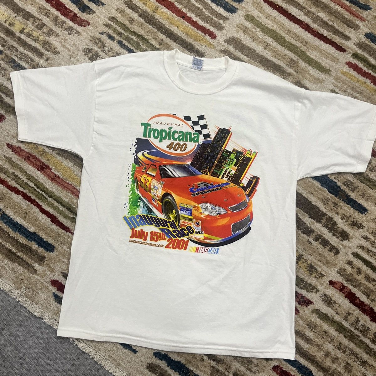 Chase Authentics × NASCAR × Vintage VTG Nascar AOP Tropicana 400 Size US XL / EU 56 / 4 - 1 Thumbnail