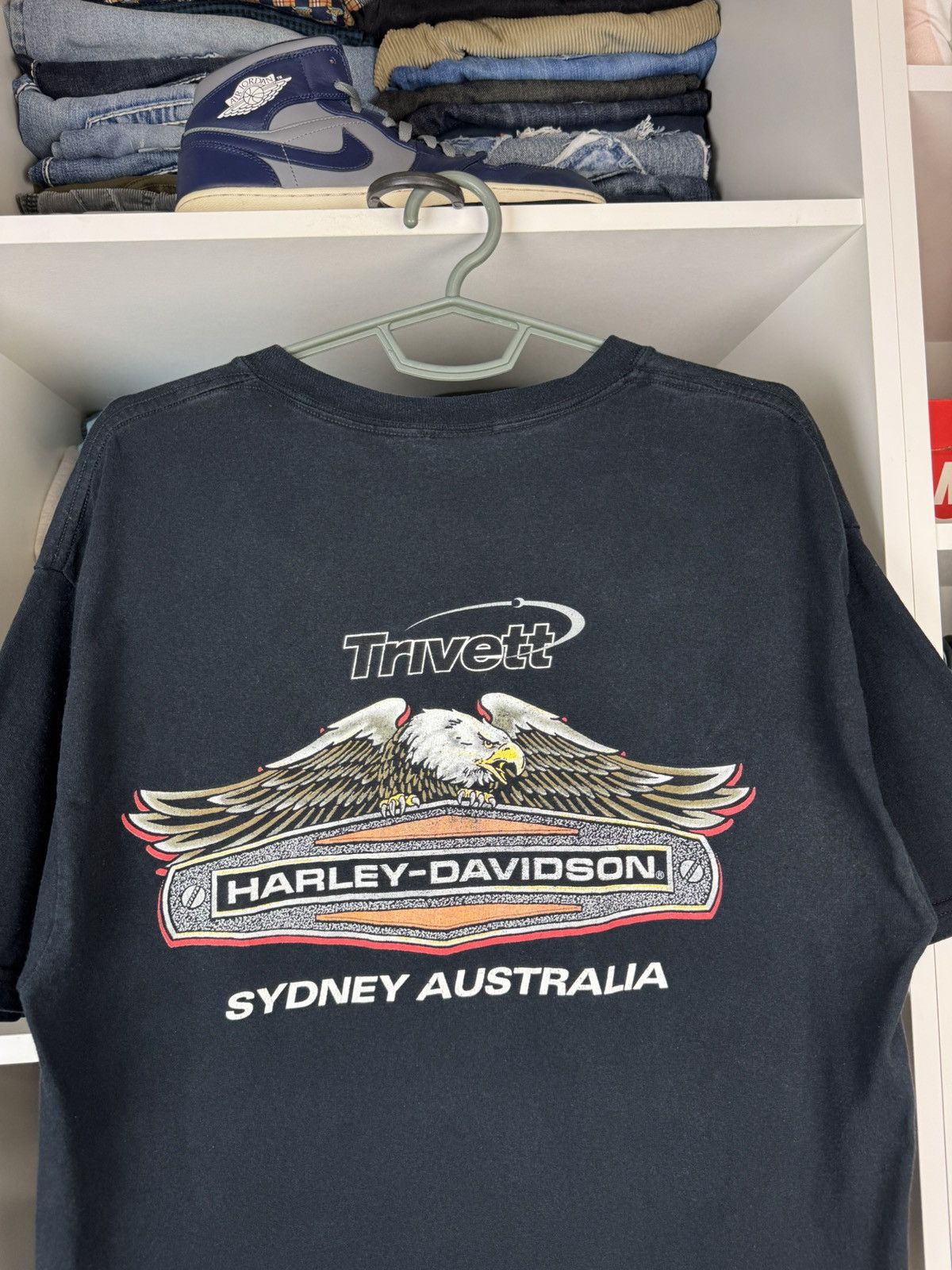 Harley Davidson Vintage 2000s Harley Davidson Sydney Australia T-shirt Size US L / EU 52-54 / 3 - 17 Thumbnail
