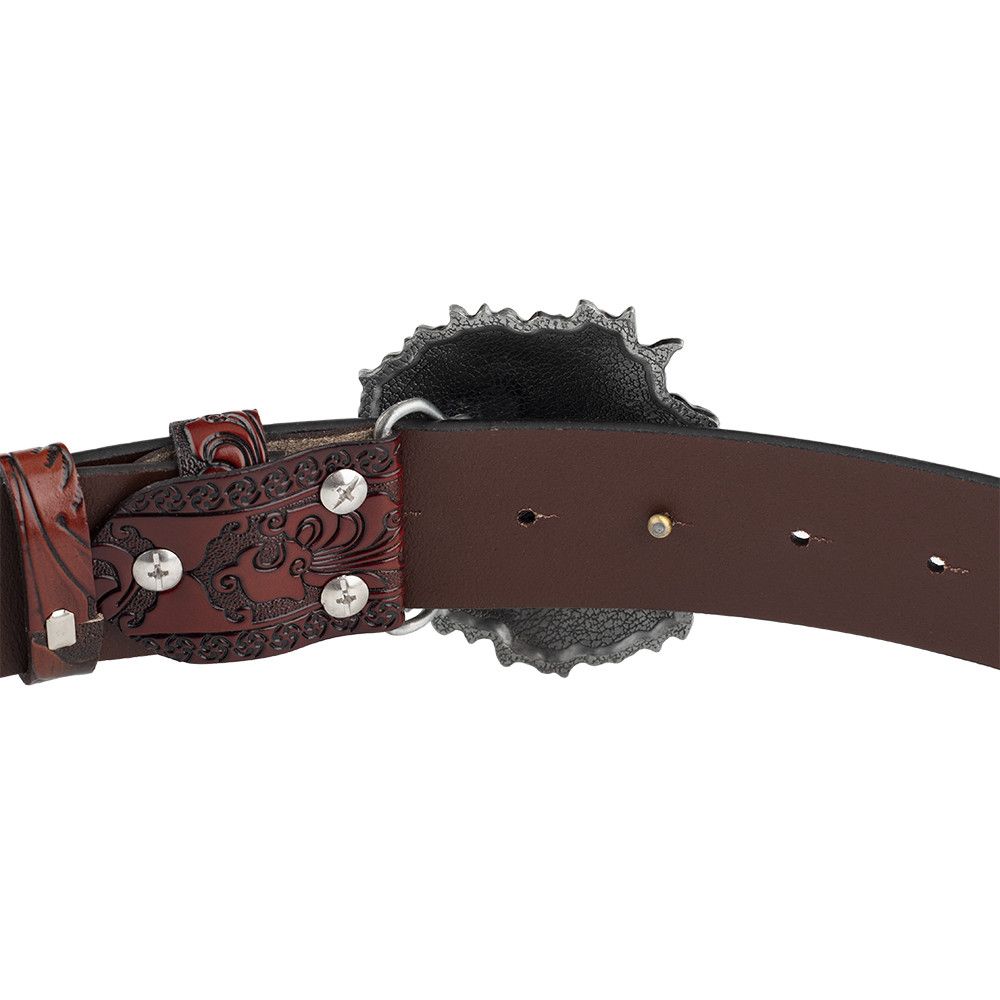Designer Lion Hip-hop Vintage Belt Riveted Belts Menswear Accessories Size ONE SIZE - 4 Thumbnail
