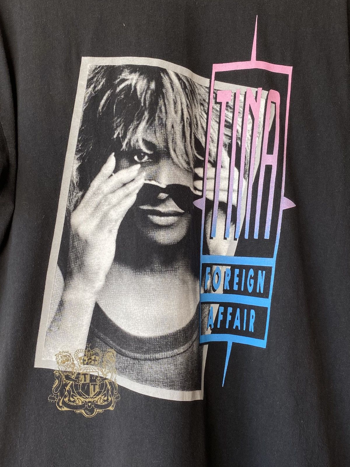 The Unbranded Brand Rare Vintage Tina Turner Foreign Affair Tour T-Shirt Concert Size US L / EU 52-54 / 3 - 2 Thumbnail