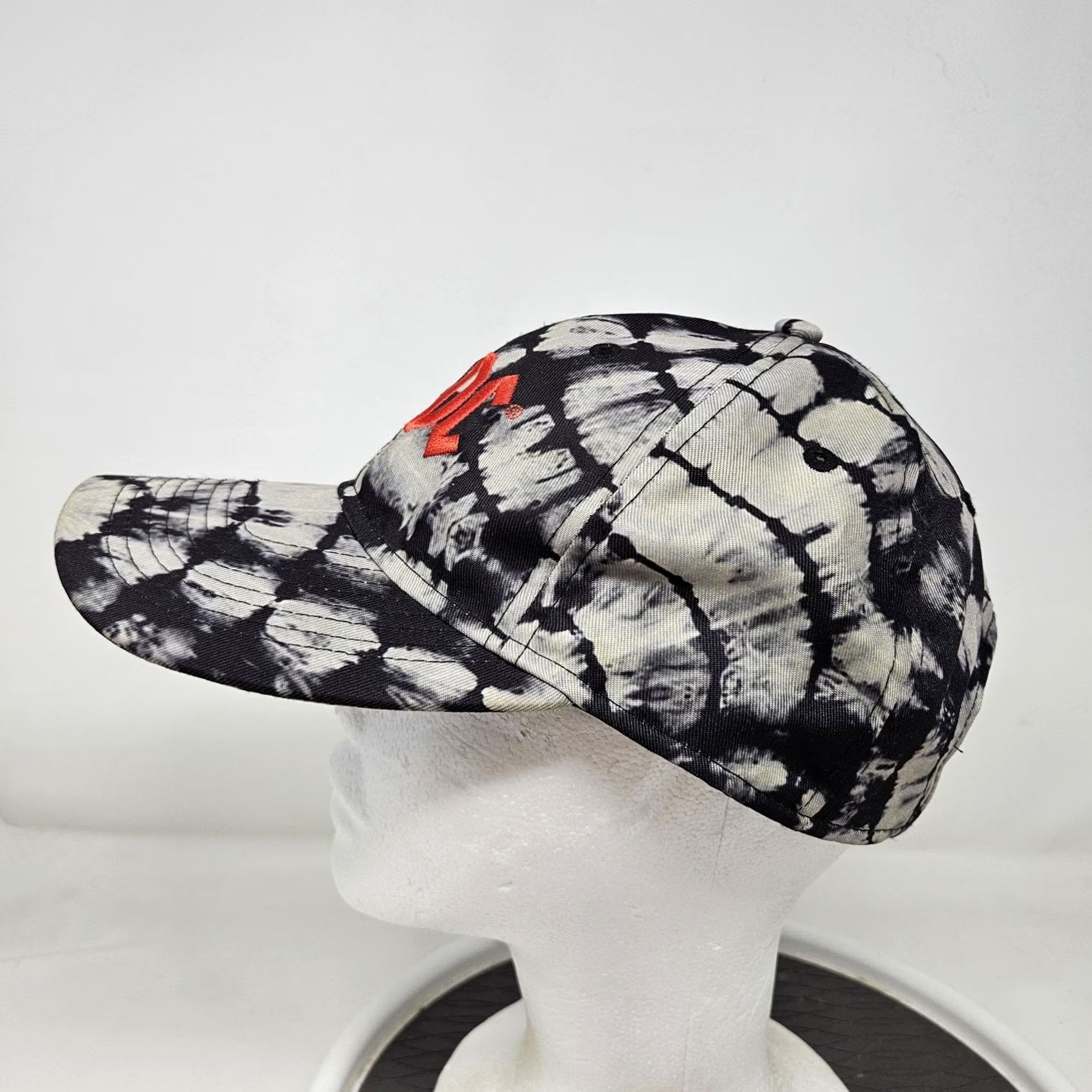 Logo 7 AC/DC Hat Cap Strap Back Black White Tie Dye Embroidered Logo Rock Mens Baseball Cap Adjustable Twill Geometric Vintage No N/A Size ONE SIZE - 5 Thumbnail