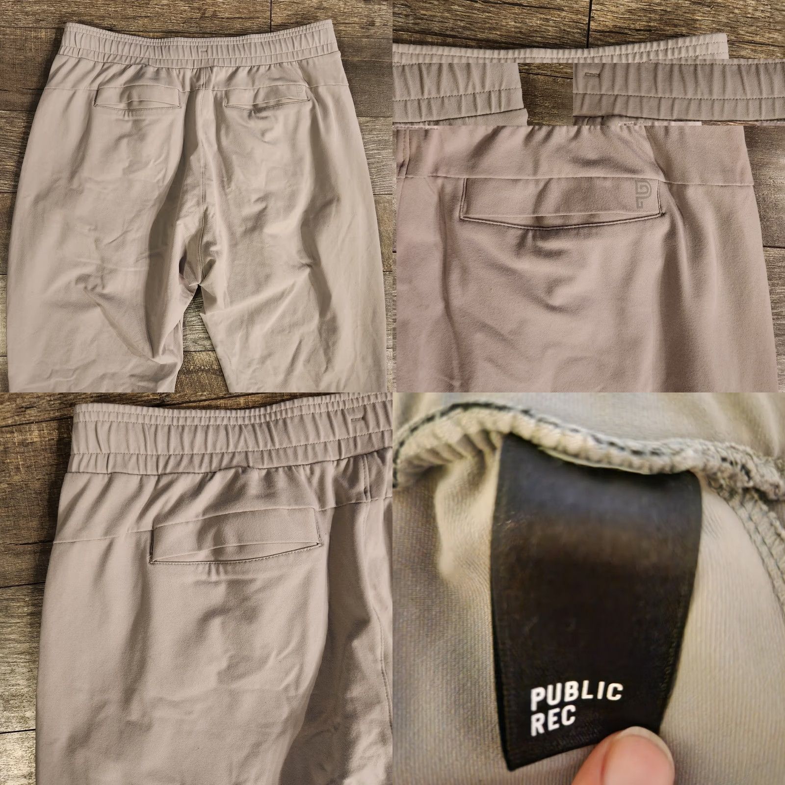 Vintage Public Rec Gamechanger Mens 36x34 Gray Drawstring Waist Athletic Pants Size US 36 / EU 52 - 8 Thumbnail