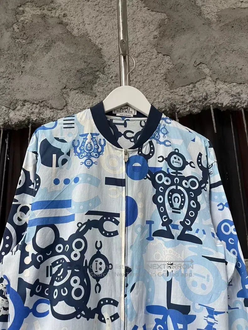 Hermes Hermes Robot Zip-Up Jacket Size XS / US 0-2 / IT 36-38 - 3 Thumbnail