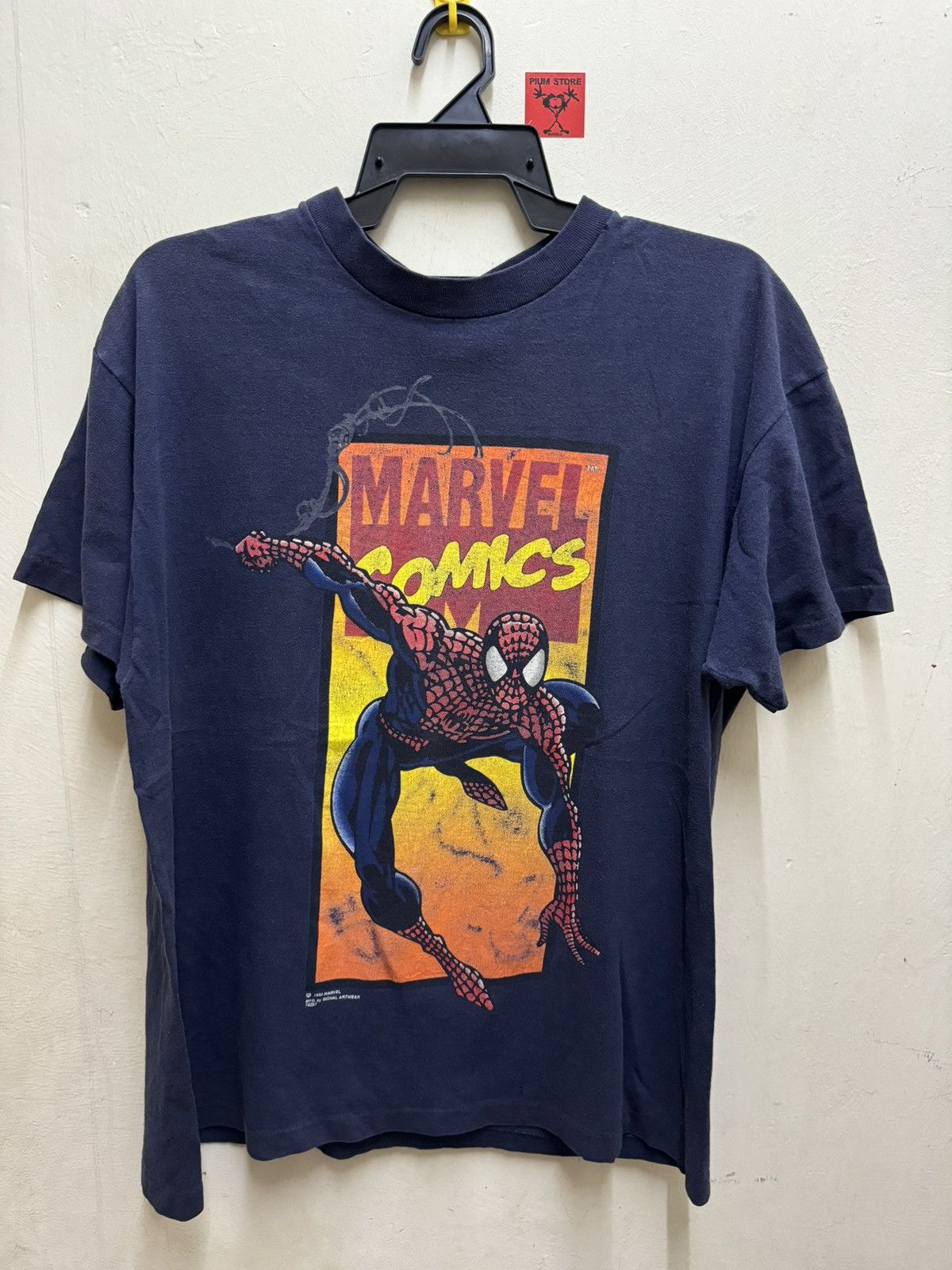 Marvel Comics × Vintage Vintage Rare Spiderman Size US L / EU 52-54 / 3 - 2 Thumbnail