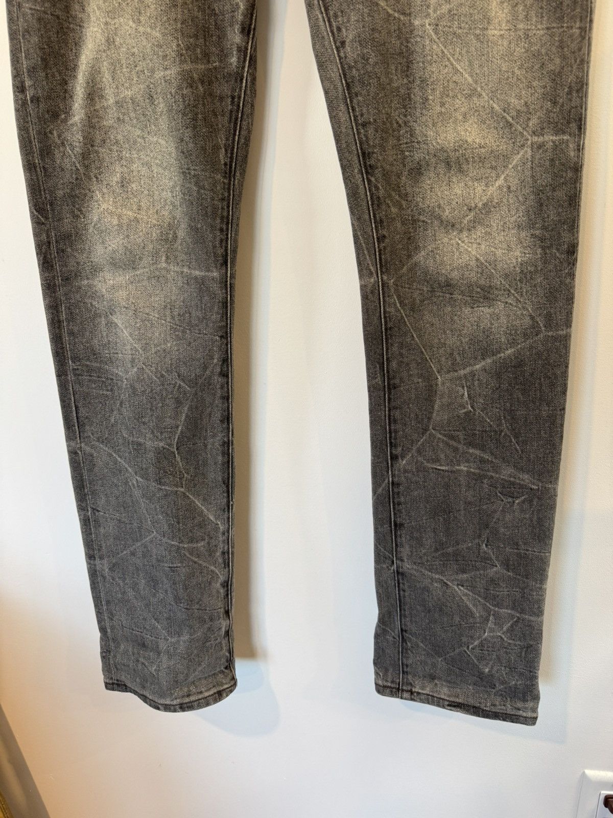 John Varvatos John Varvatos Bowery Slim Straight Jeans, Grey, W35 x L32 Size US 35 - 5 Thumbnail