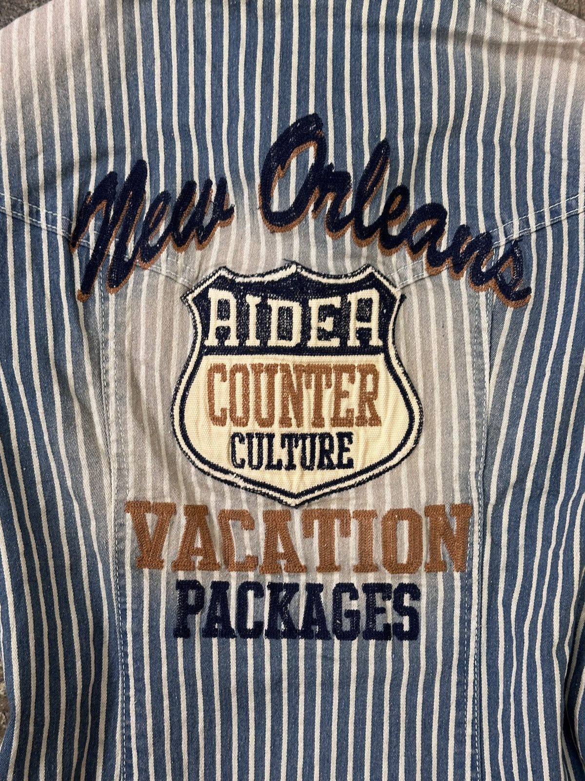 GOA Japanese Brand d.i.a. Hickory Denim Shirt Size US M / EU 48-50 / 2 - 4 Thumbnail