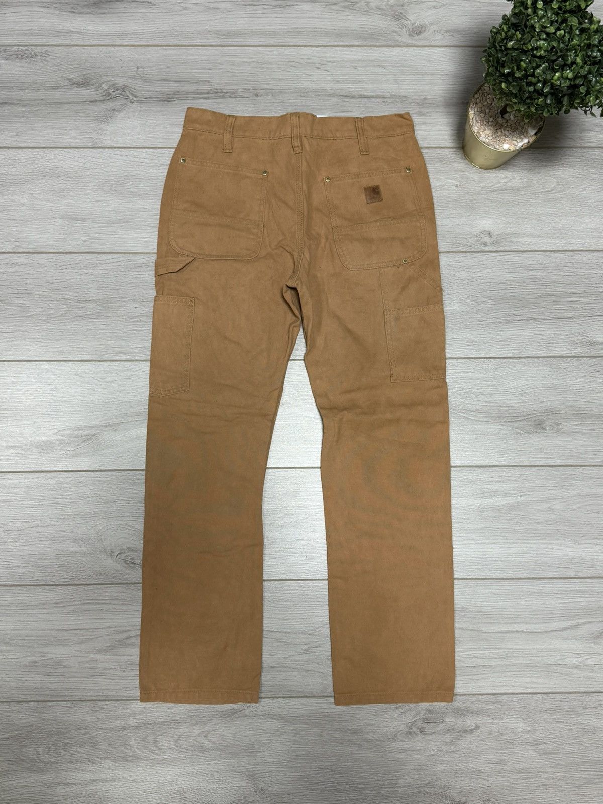 Carhartt Carhartt double knee vintage canvas carpenter pants Size US 34 / EU 50 - 1 Thumbnail