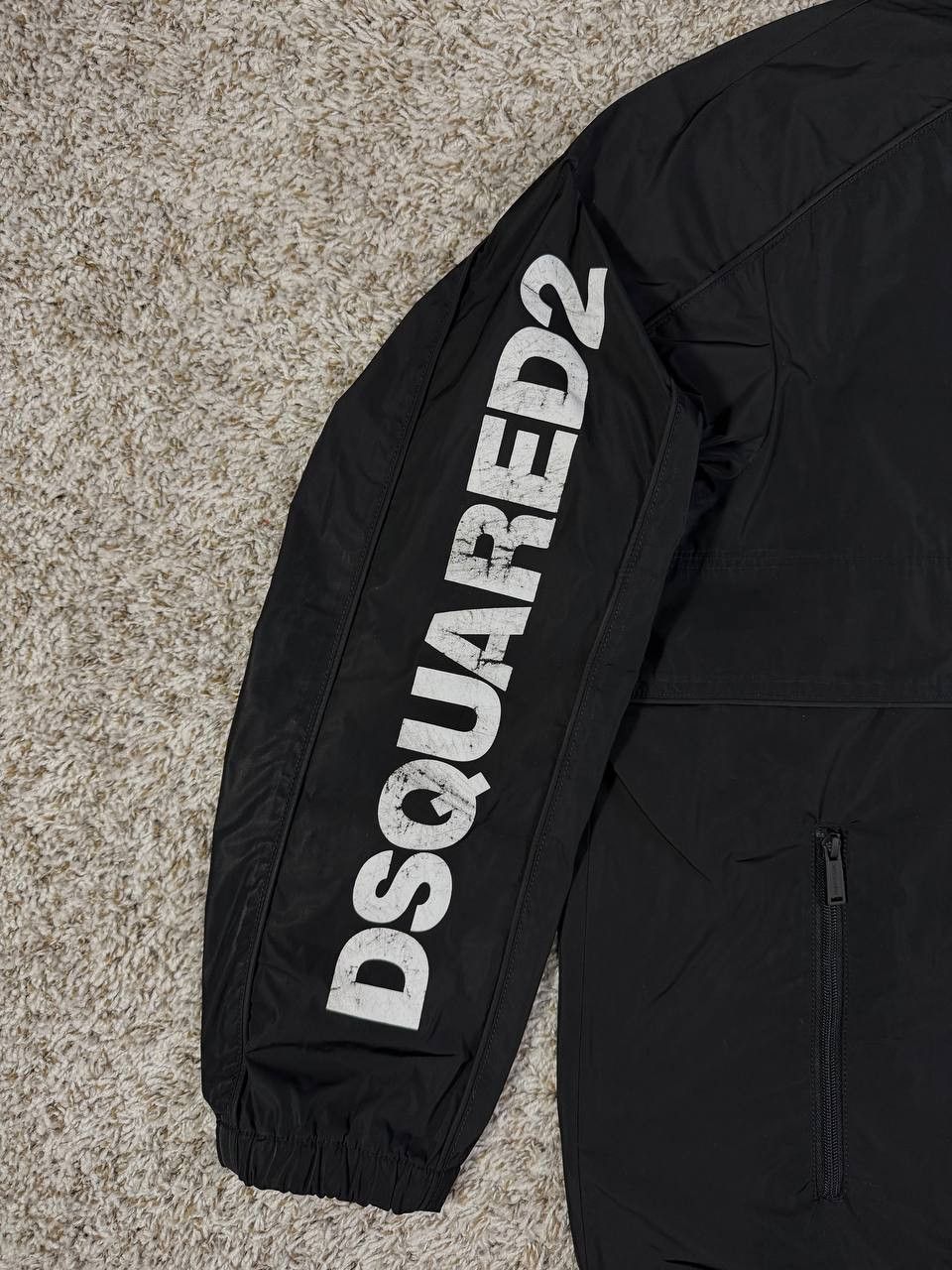 Dsquared2 DSQUARED2 Reflective Logo Print Sleeve Zip Jacket Size US L / EU 52-54 / 3 - 4 Thumbnail