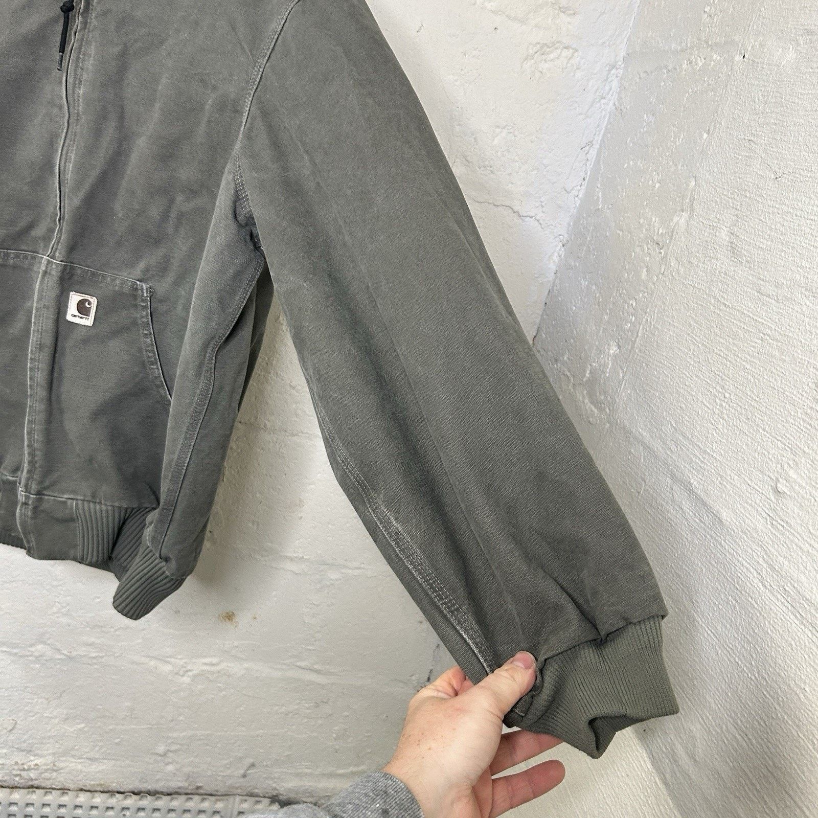 Carhartt Vintage Carhartt Quilted Hooded Active Jacket “Sage” J142 Size US XL / EU 56 / 4 - 5 Thumbnail