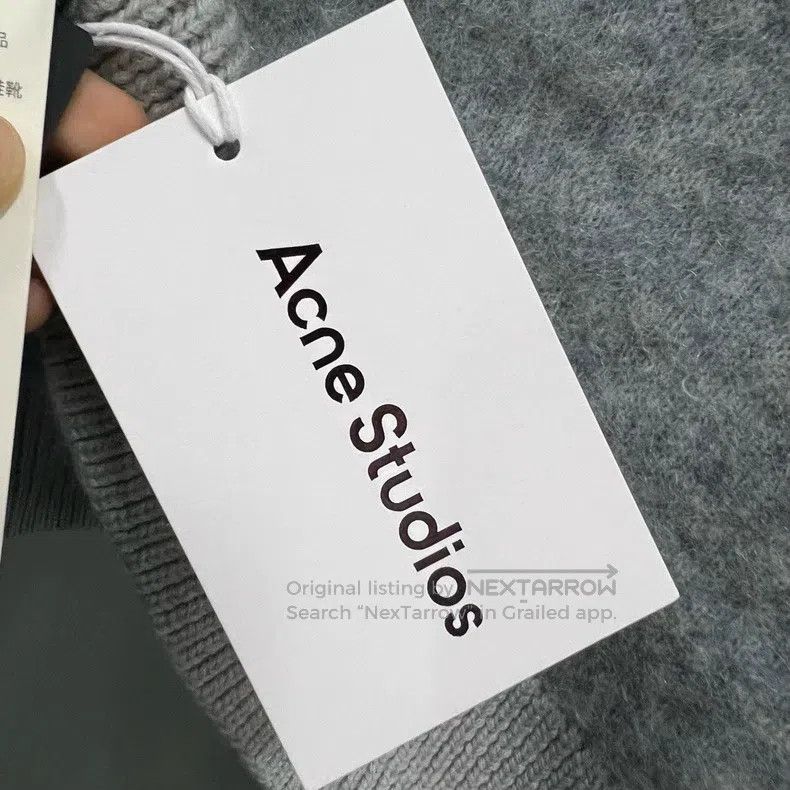 Acne Studios Acne Studios Grey-Green Knit Open Cardigan Size US M / EU 48-50 / 2 - 5 Thumbnail