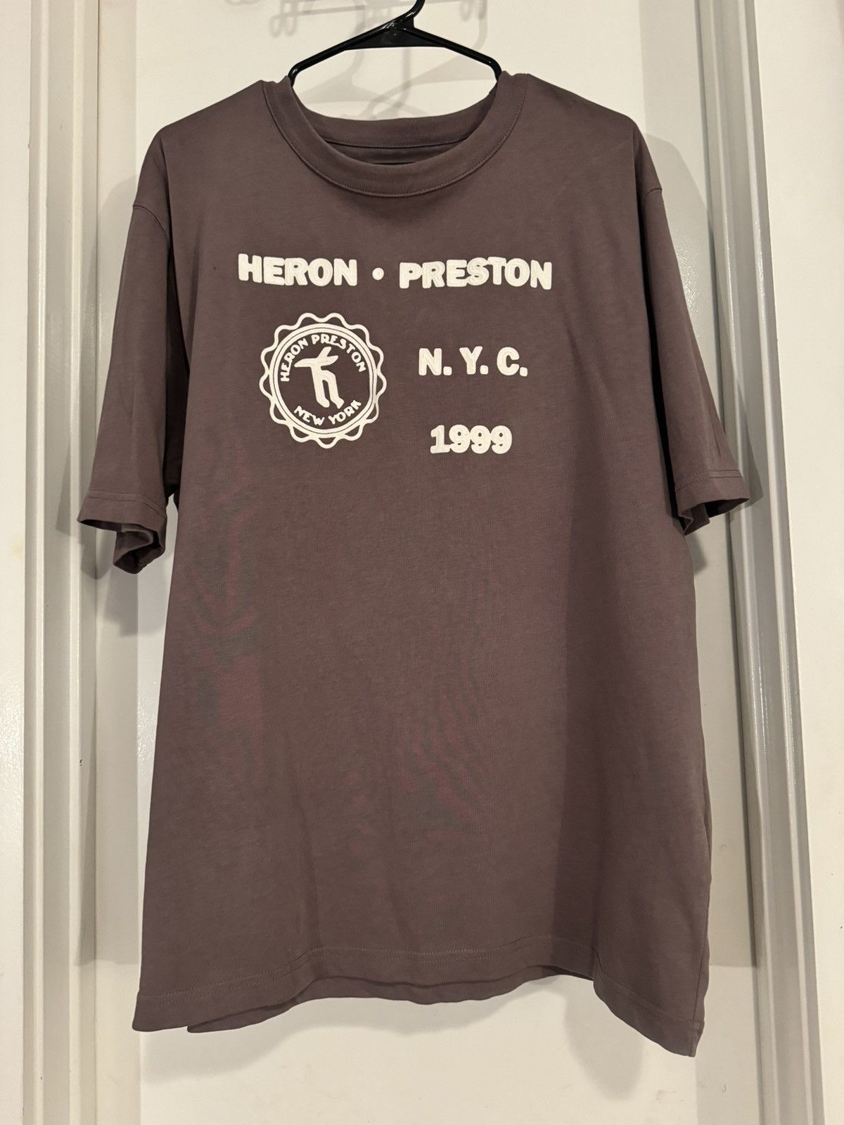 image of Heron Preston Tee in Purple, Men's (Size Large)