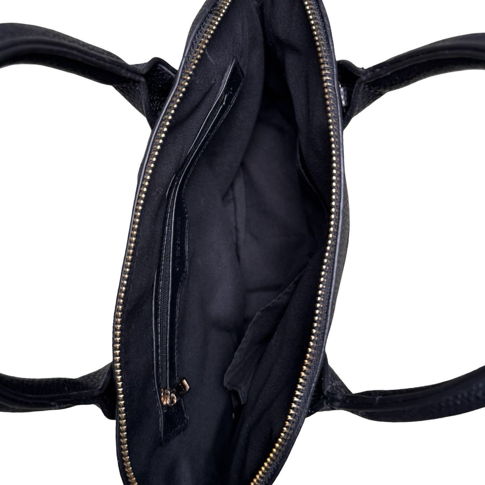 Bebe BEBE Logo Crossbody Handbag Purse Black Pebbled Leather Size ONE SIZE - 4 Thumbnail