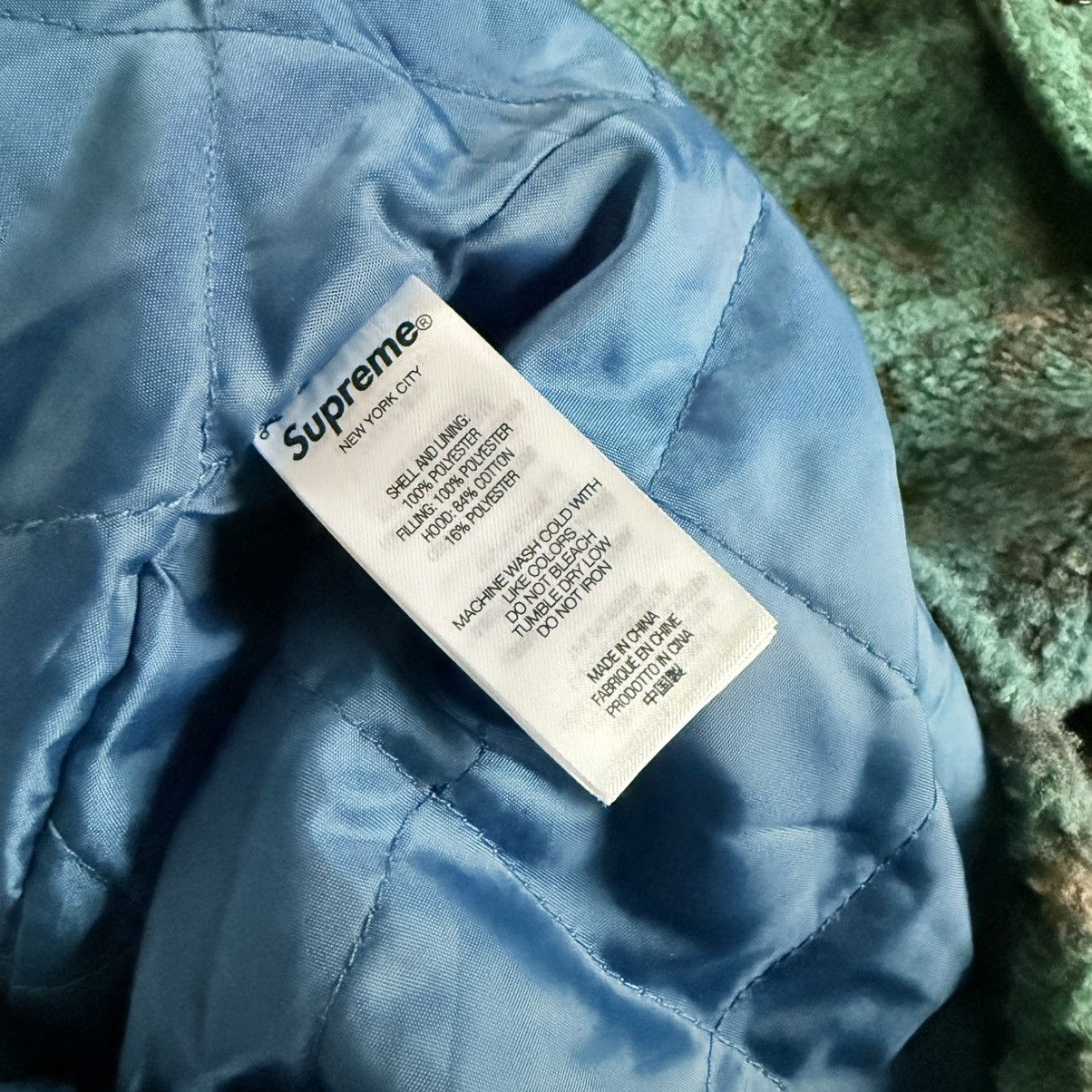 Supreme Leopard Fleece Zip Up Hooded Shirt Size US XL / EU 56 / 4 - 4 Thumbnail