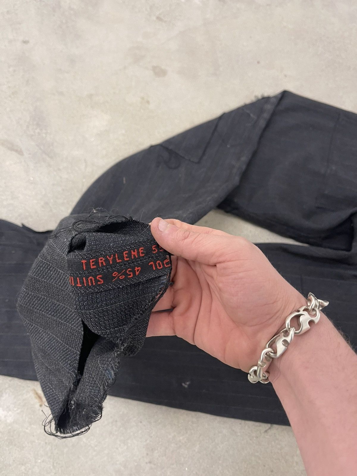Other PLAGIARISM Black Wool Suit Pants Size US 32 / EU 48 - 8 Thumbnail