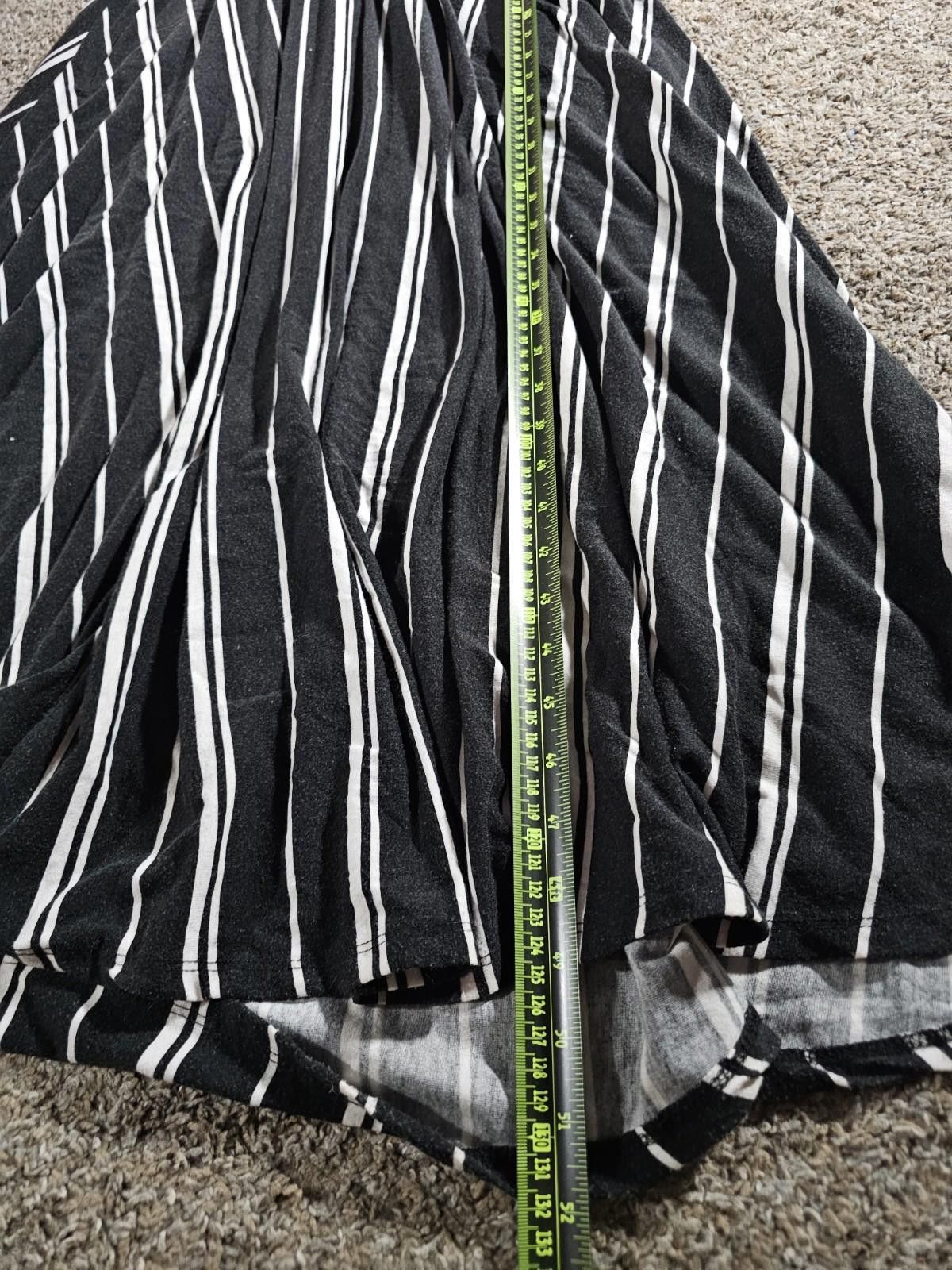Other LuLaRoe Black White Striped Long Dress Small Size S / US 4 / IT 40 - 5 Thumbnail