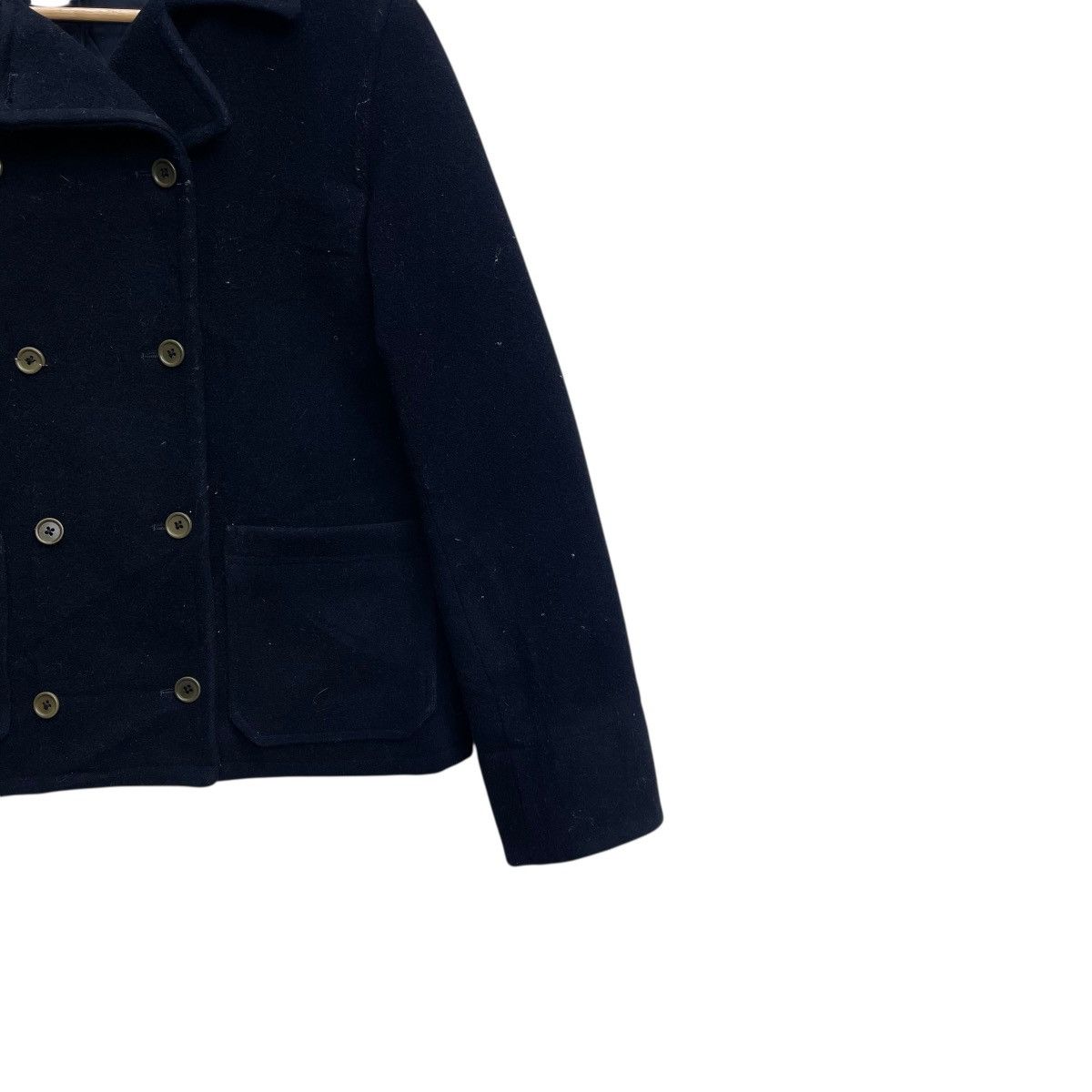 Autumn Cashmere × Margaret Howell 💥Vintage Margeret Howell Wool Double Breast Coat Size M / US 6-8 / IT 42-44 - 5 Thumbnail