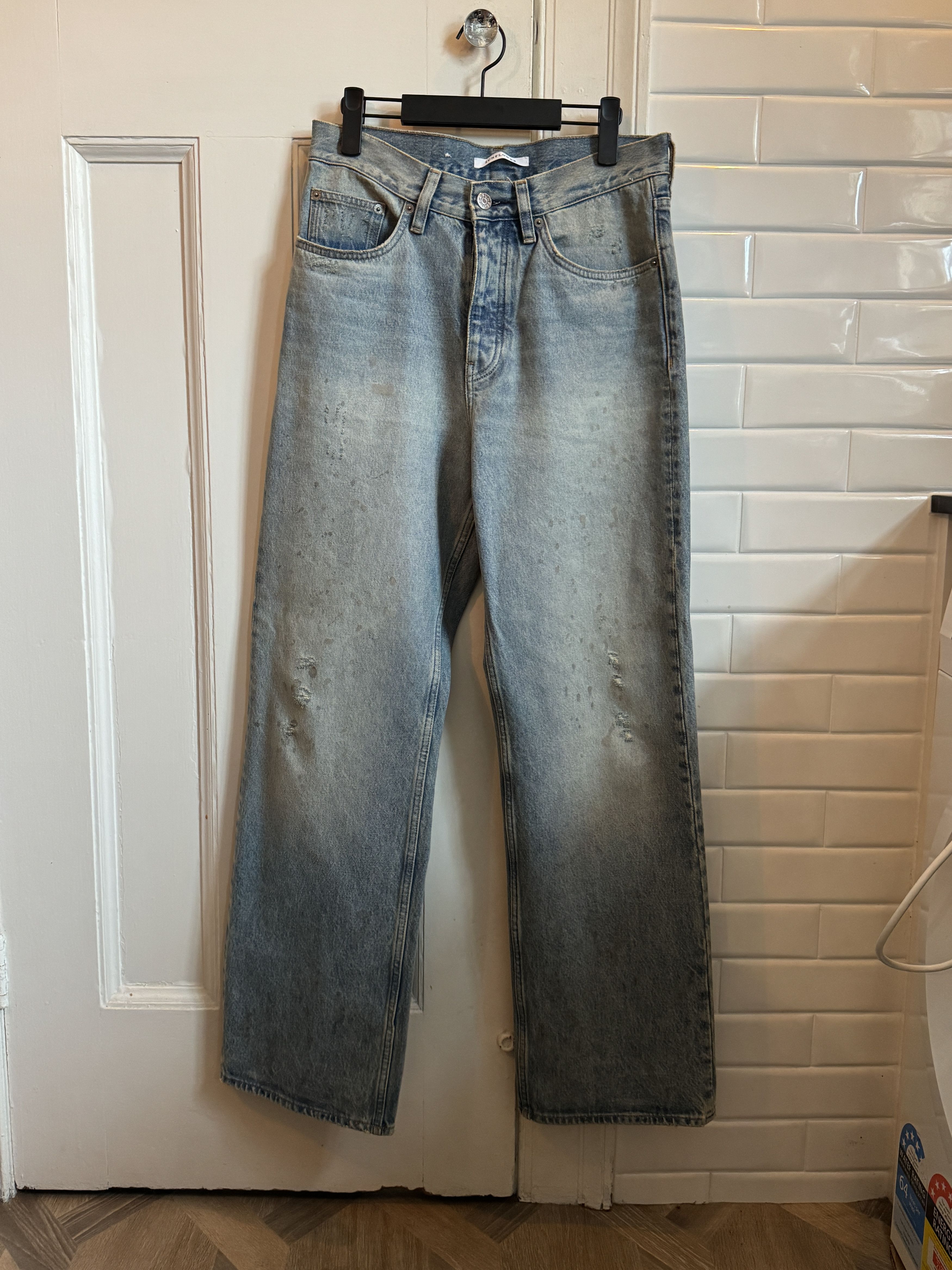 Blue Relaxed Boot Cut Jean