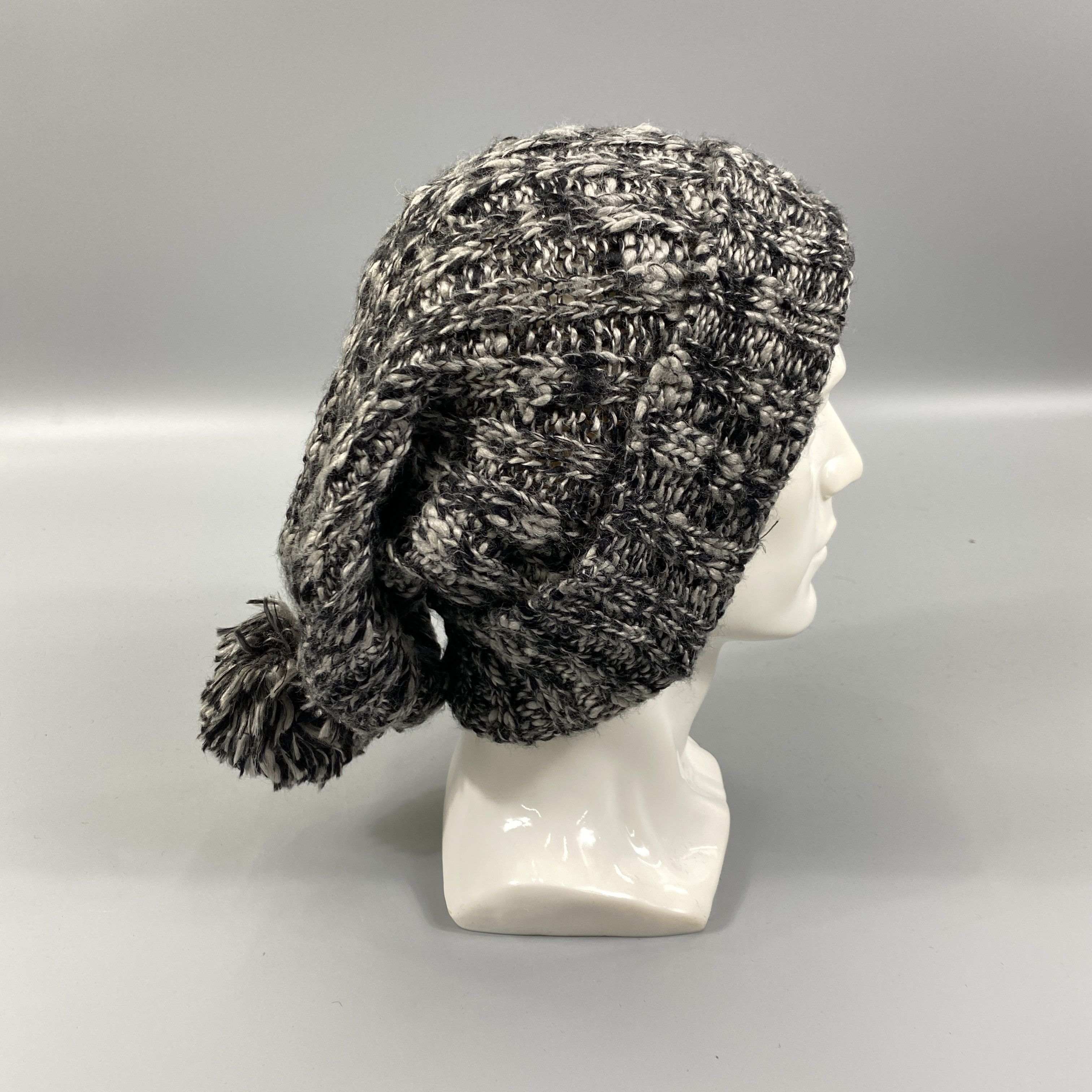 Japanese Brand Knit Snow Cap Beanie Hat With Pom Pom -BN1160 Size ONE SIZE - 4 Thumbnail