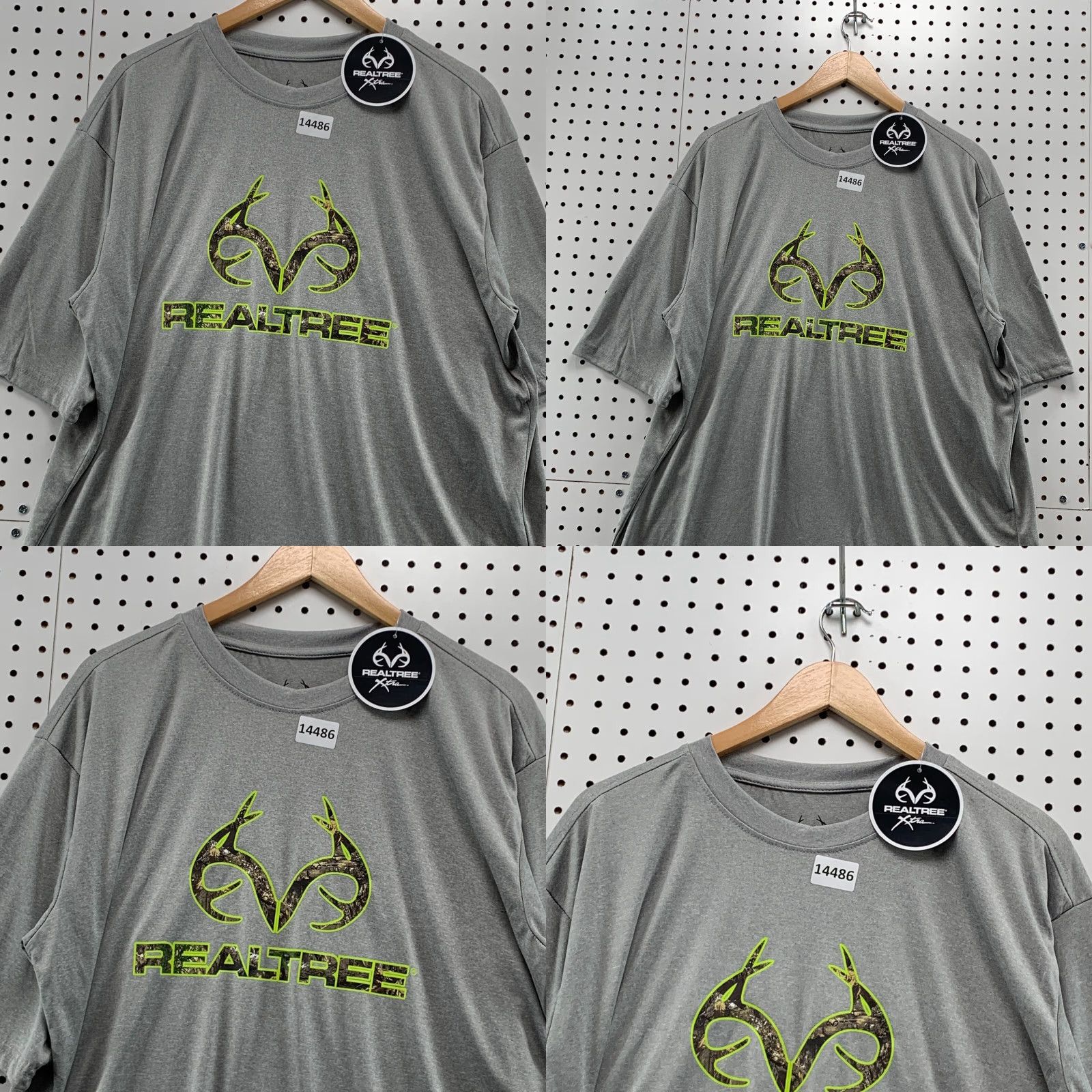 Realtree VINTAGE Realtree Camouflage T-Shirt Adult XL Gray Short Sleeve Logo Unisex Size US 36 / EU 52 - 8 Thumbnail
