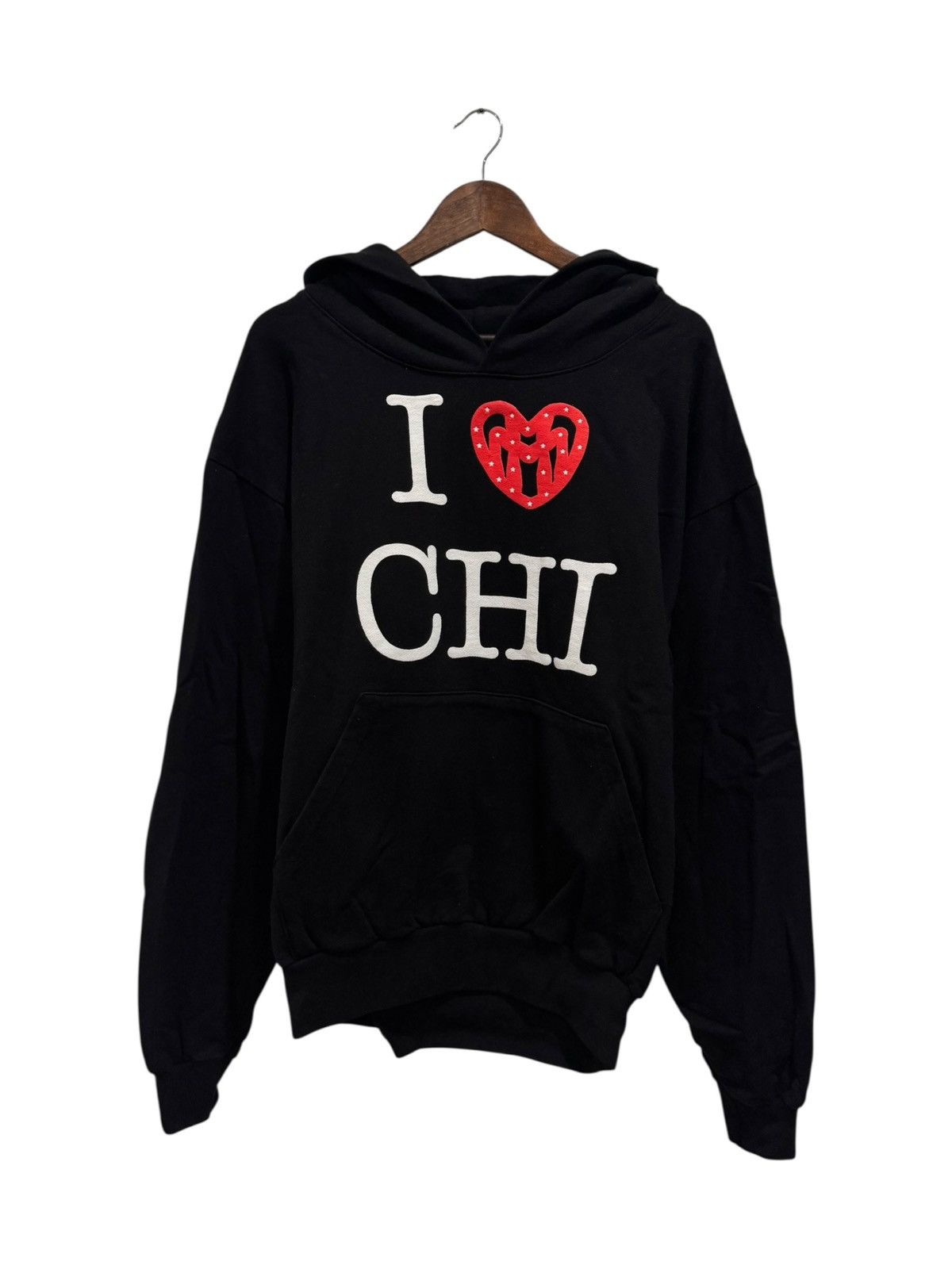 Just Don Just Don x Mood Swings I Love Chi Hoodie Black Red Size US M / EU 48-50 / 2 - 1 Thumbnail