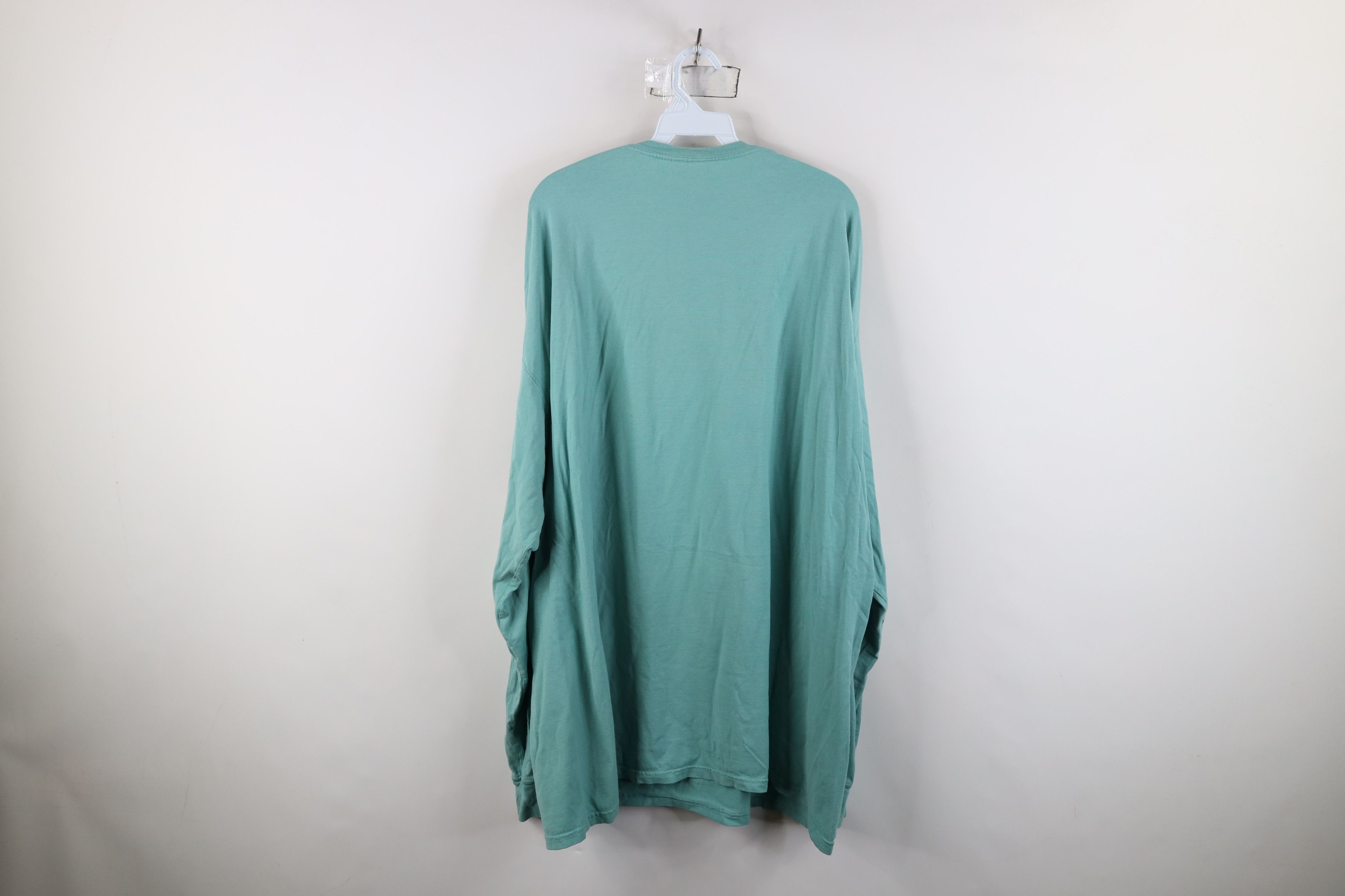 Vintage Vintage 90s Y2K Streetwear Stonewash Long Sleeve T-Shirt Size US XXL / EU 58 / 5 - 9 Thumbnail