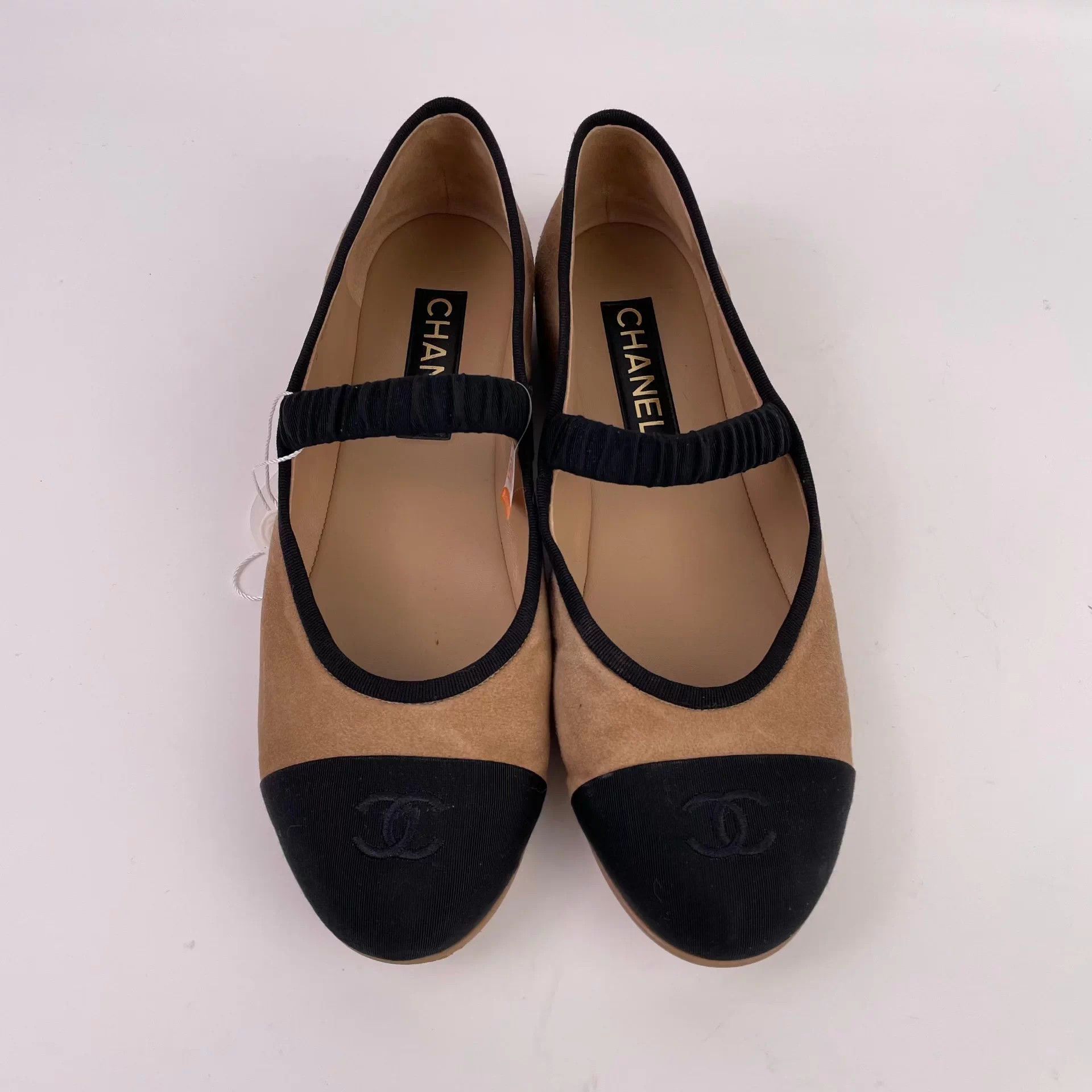 Chanel CHANEL Suede Colorblocked Flats 42 Size US 11.5 / IT 41.5 - 3 Thumbnail