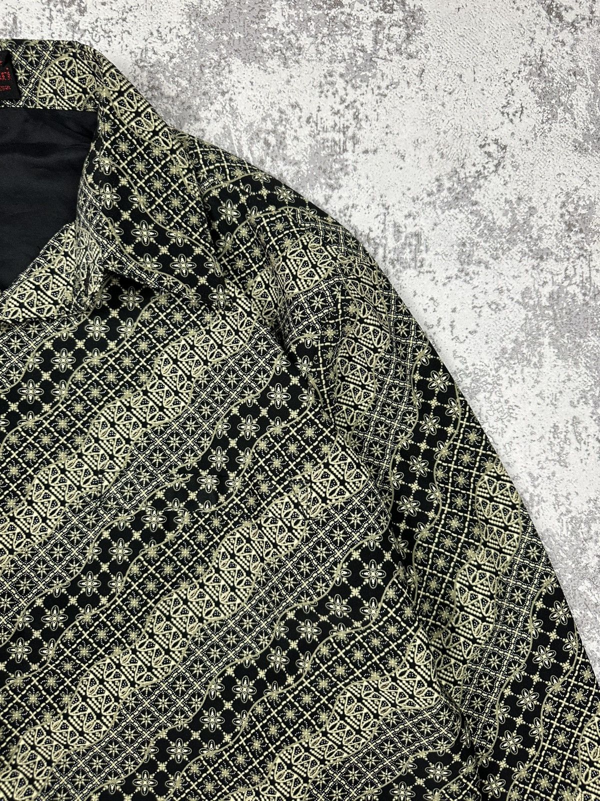 Designer Bali Lestari Ethnic Batik Shirt Vintage Indonesian Pattern Size US XL / EU 56 / 4 - 3 Thumbnail