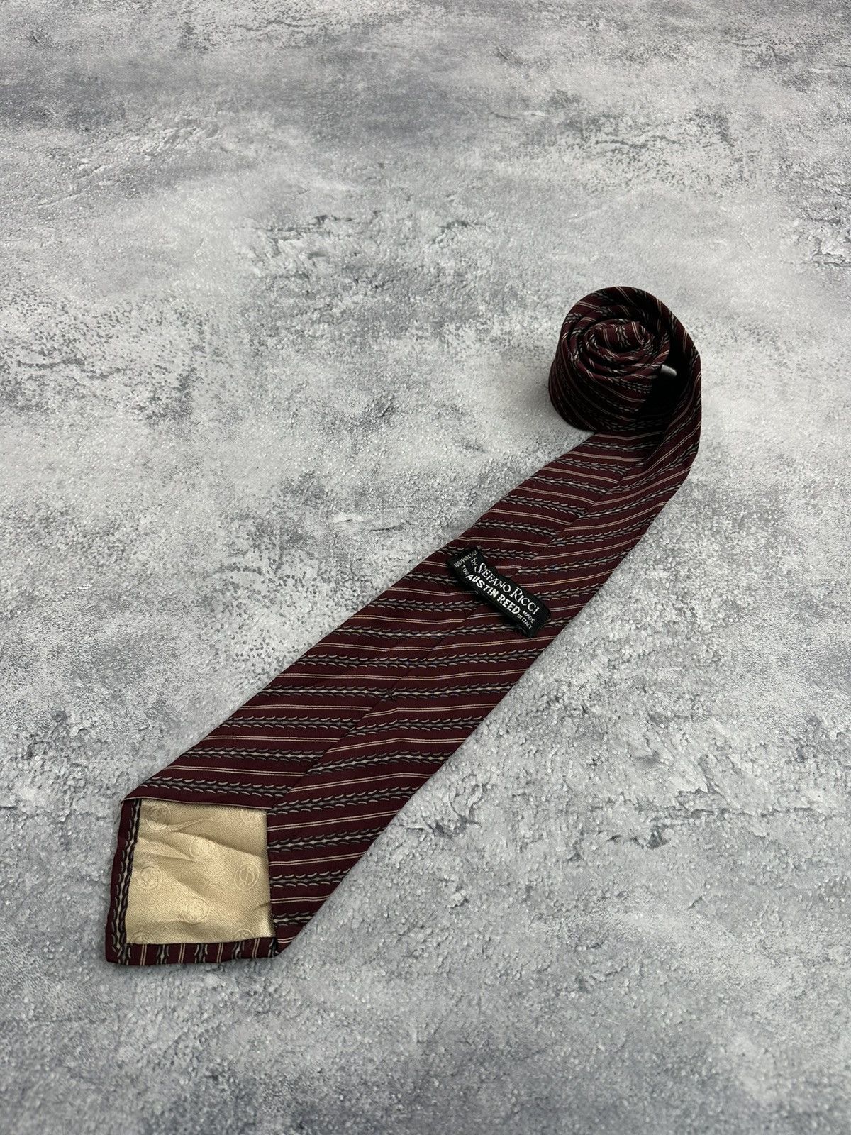 Stefano Ricci Stefano Ricci 100% Pure Silk Tie Made in Italy Striped Size ONE SIZE - 1 Thumbnail