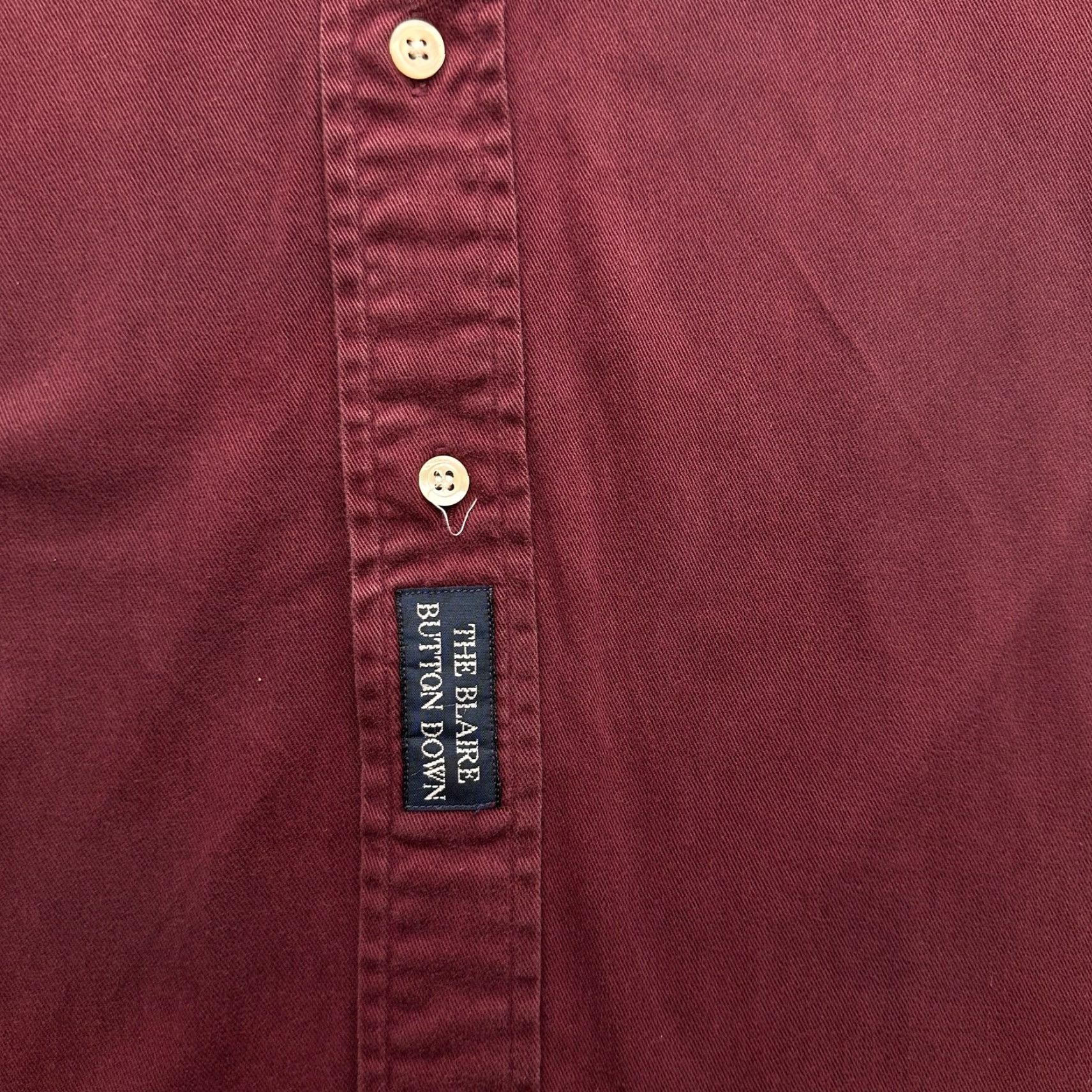 Ralph Lauren VINTAGE Ralph Lauren The Blaire Button Down Red Twill Shirt Mens XL Long Sleeve Size US XL / EU 56 / 4 - 6 Thumbnail