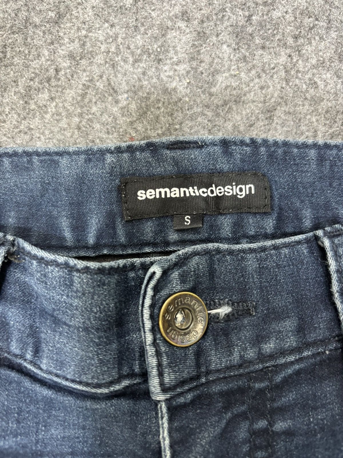 semanticdesign 💥Insane💥semanticdesign Sick Fades Skinny Stretch Pant F647 Size US 30 / EU 46 - 8 Thumbnail