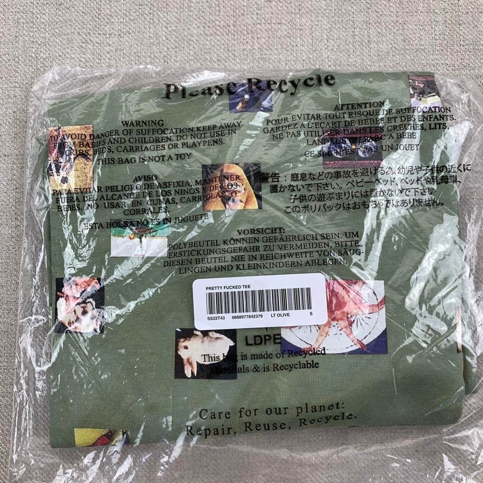 Supreme Supreme Pretty Fucked T Shirt in Light Olive Size US S / EU 44-46 / 1 - 3 Thumbnail